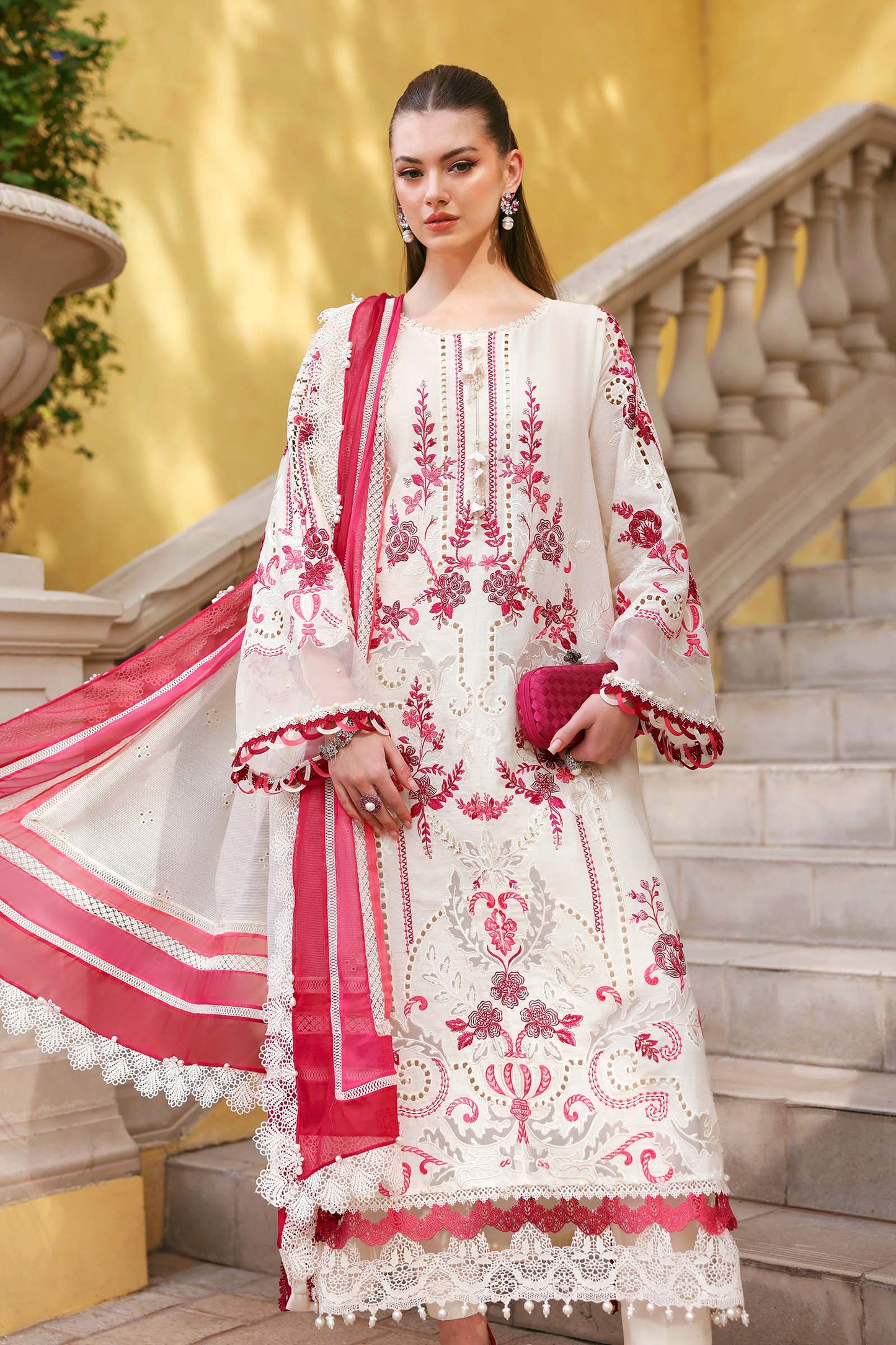D-2609-A | Maria B | Luxury Lawn Eid Edit Collection Unstitched 2026