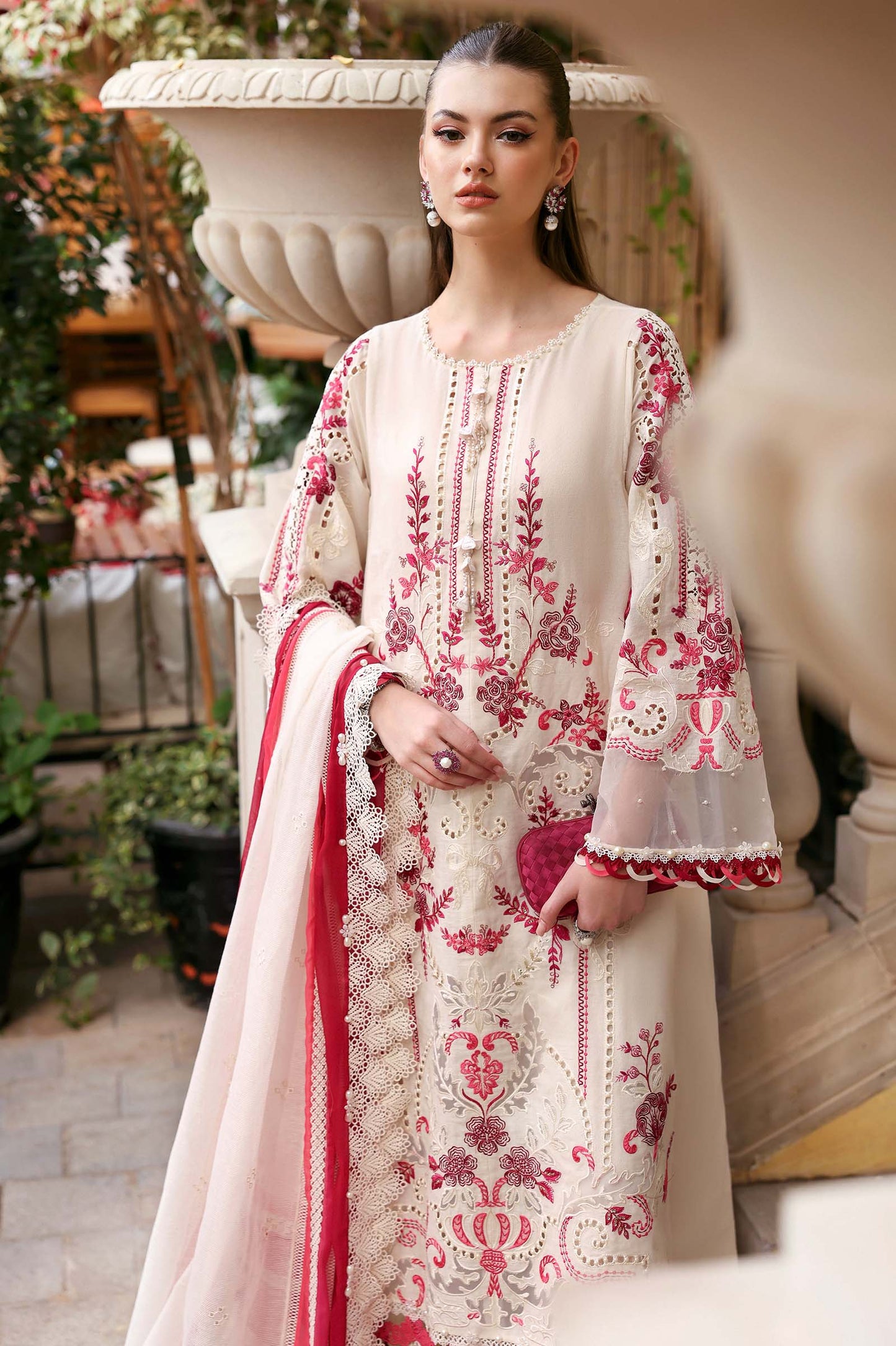 D-2609-A | Maria B | Luxury Lawn Eid Edit Collection Unstitched 2026