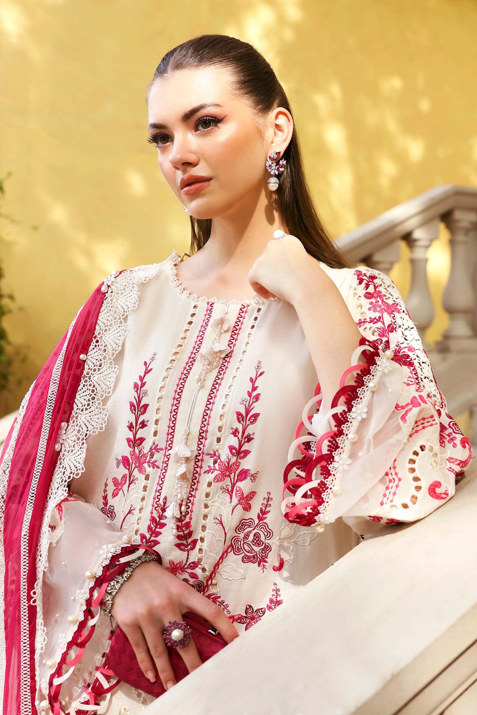 D-2609-A | Maria B | Luxury Lawn Eid Edit Collection Unstitched 2026