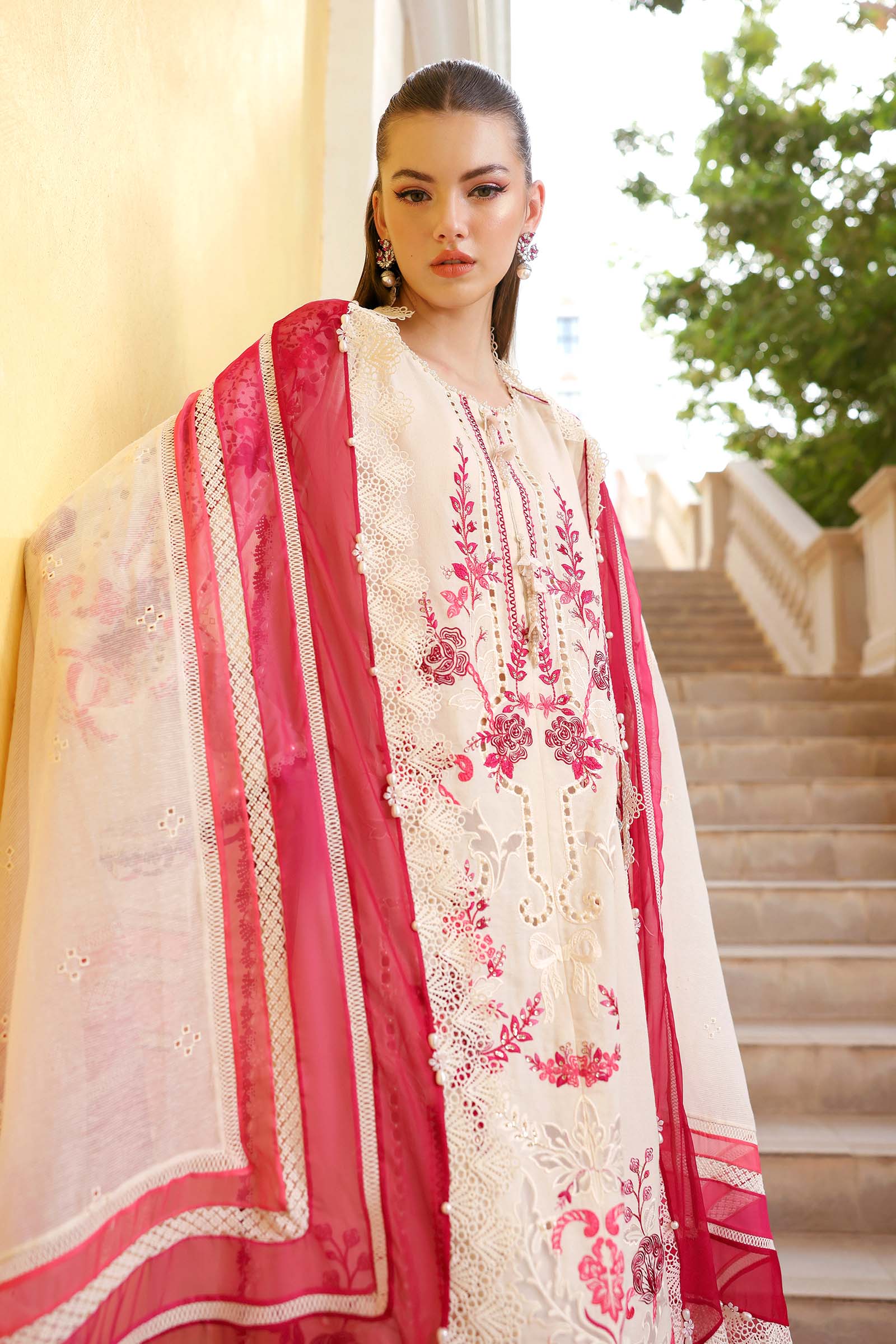 D-2609-A | Maria B | Luxury Lawn Eid Edit Collection Unstitched 2026