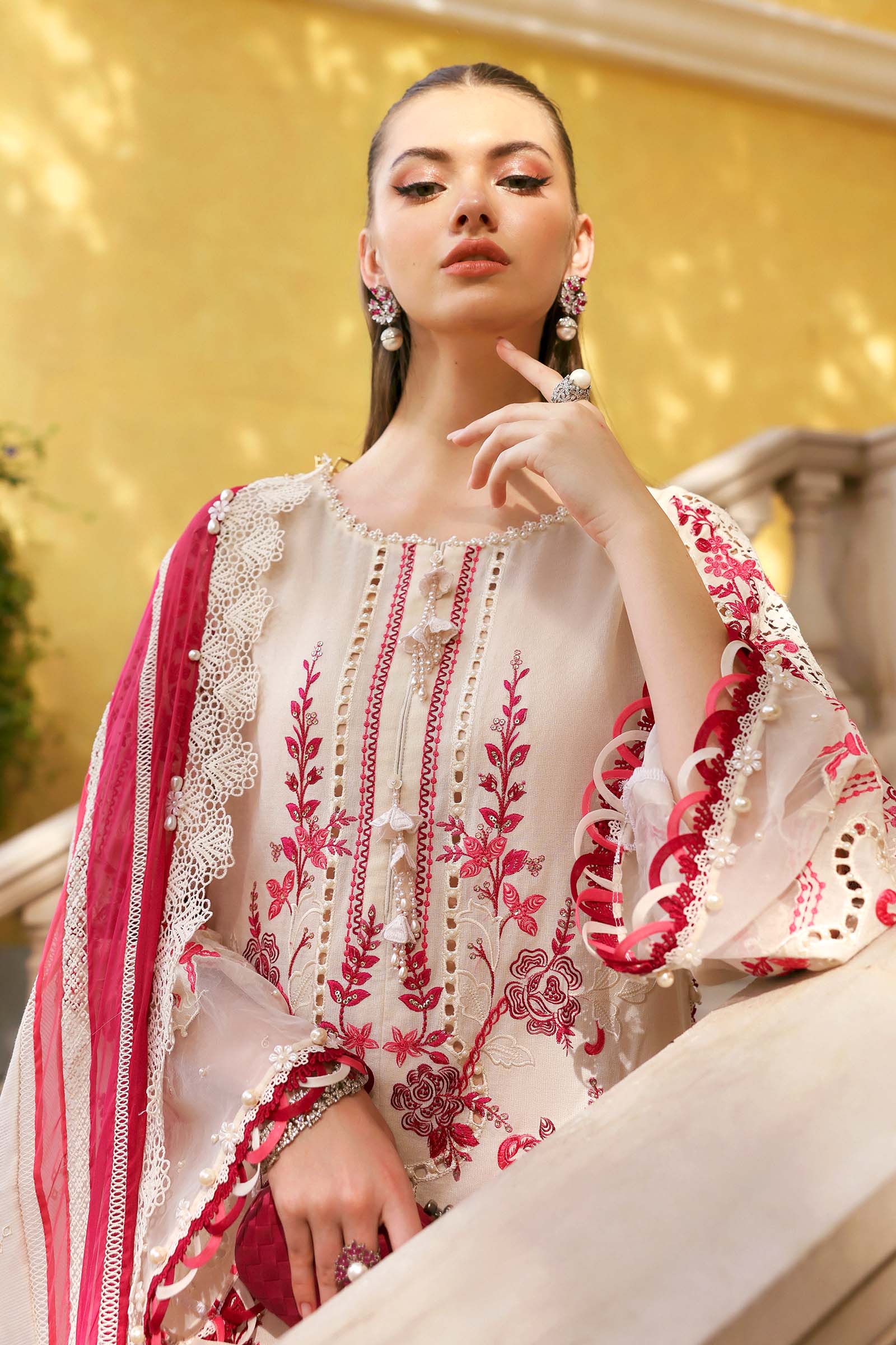 D-2609-A | Maria B | Luxury Lawn Eid Edit Collection Unstitched 2026