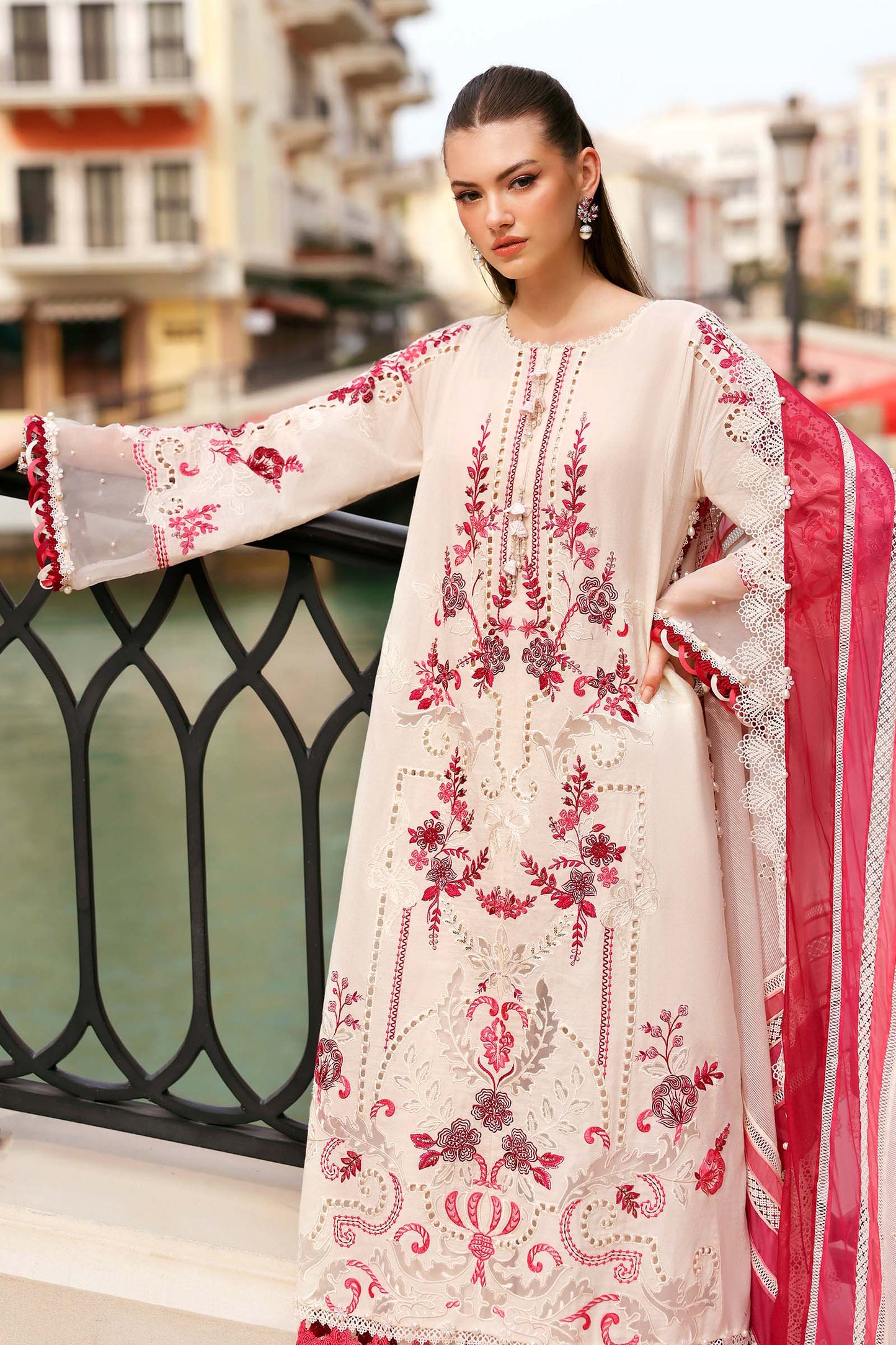 D-2609-A | Maria B | Luxury Lawn Eid Edit Collection Unstitched 2026