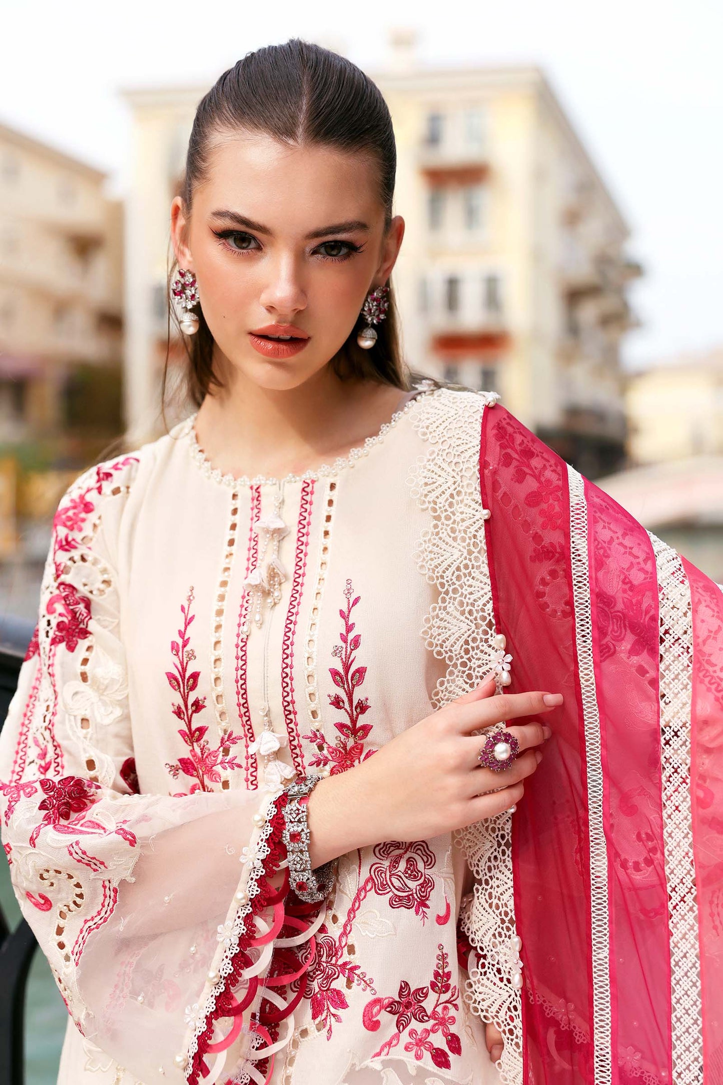 D-2609-A | Maria B | Luxury Lawn Eid Edit Collection Unstitched 2026