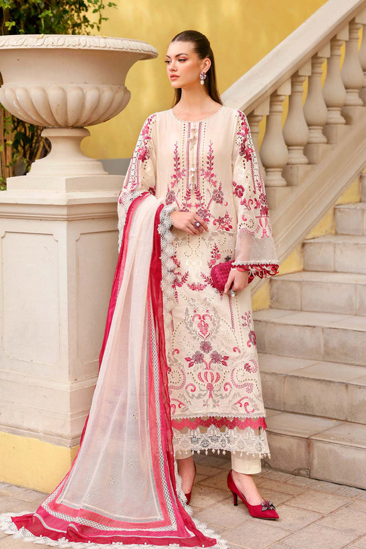 D-2609-A | Maria B | Luxury Lawn Eid Edit Collection Unstitched 2026