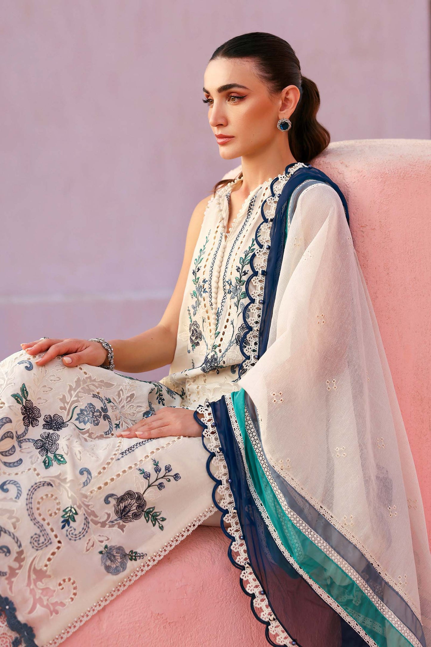 D-2609-B | Maria B | Luxury Lawn Eid Edit Collection Unstitched 2026