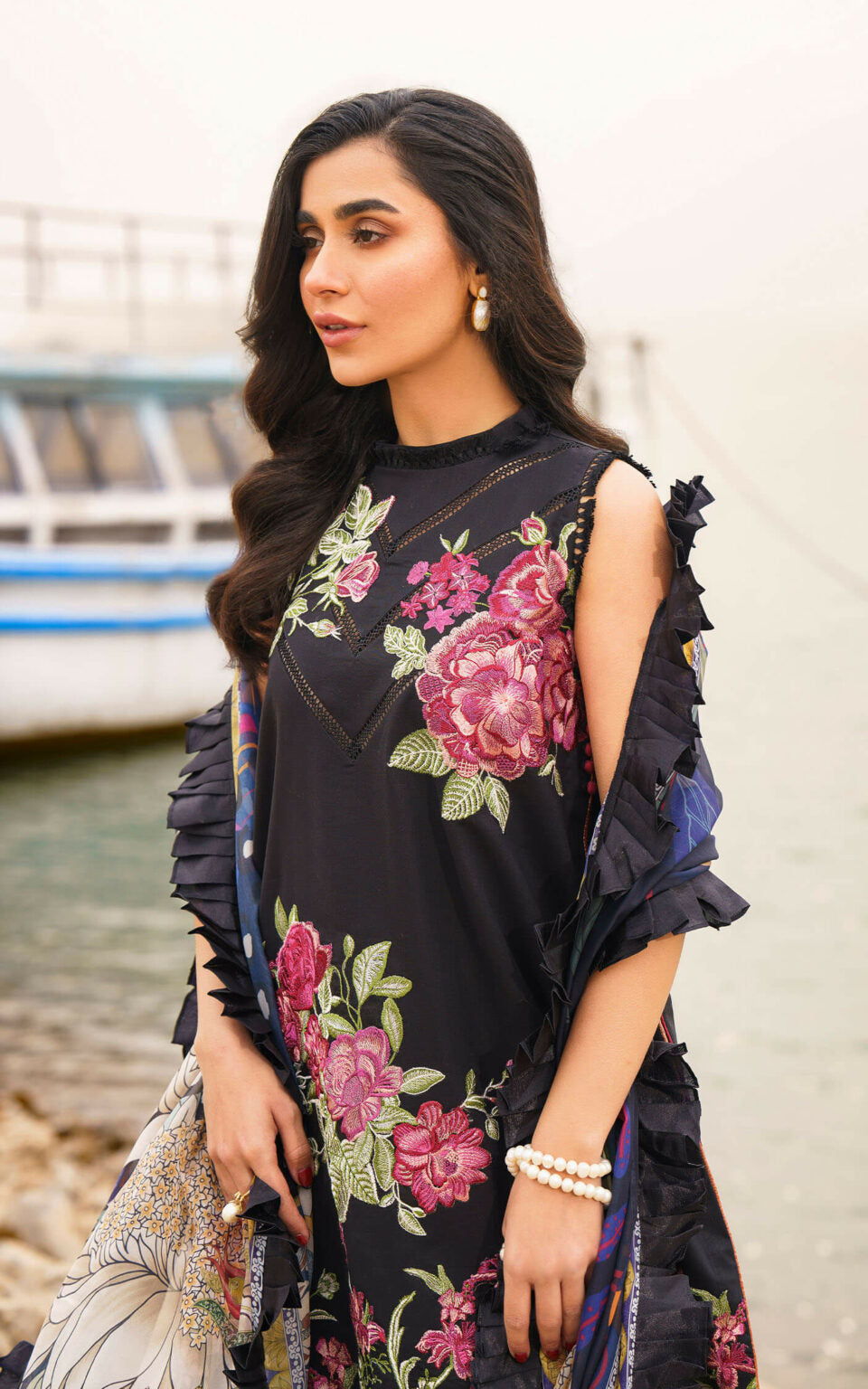 DAPHNE-U141M019 | Asifa & Nabeel | Meraki Summer Lawn Vol 1 2024