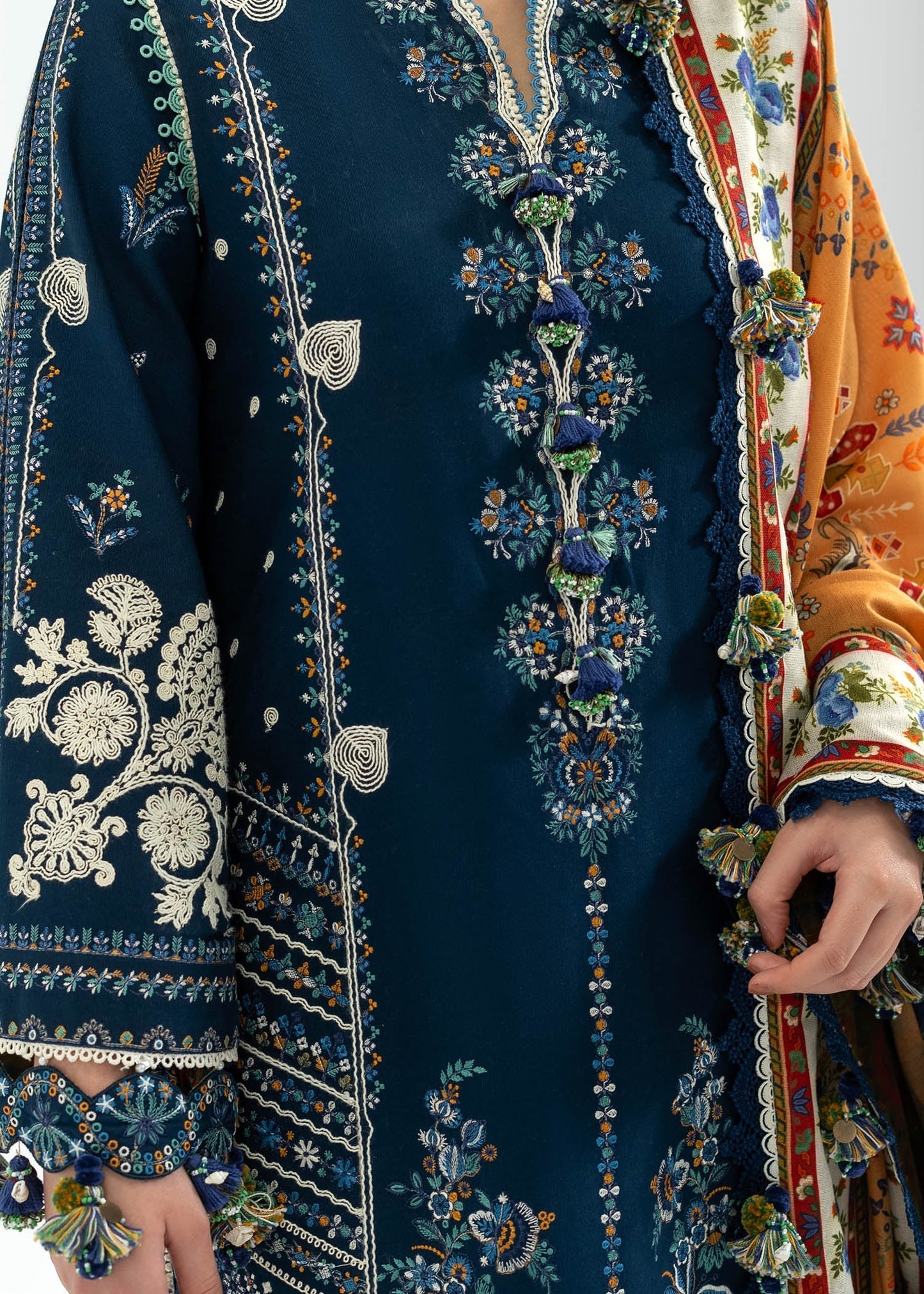 Chashm - e- Bahr | Hussain Rehar Khaddar Winter Collection 2025