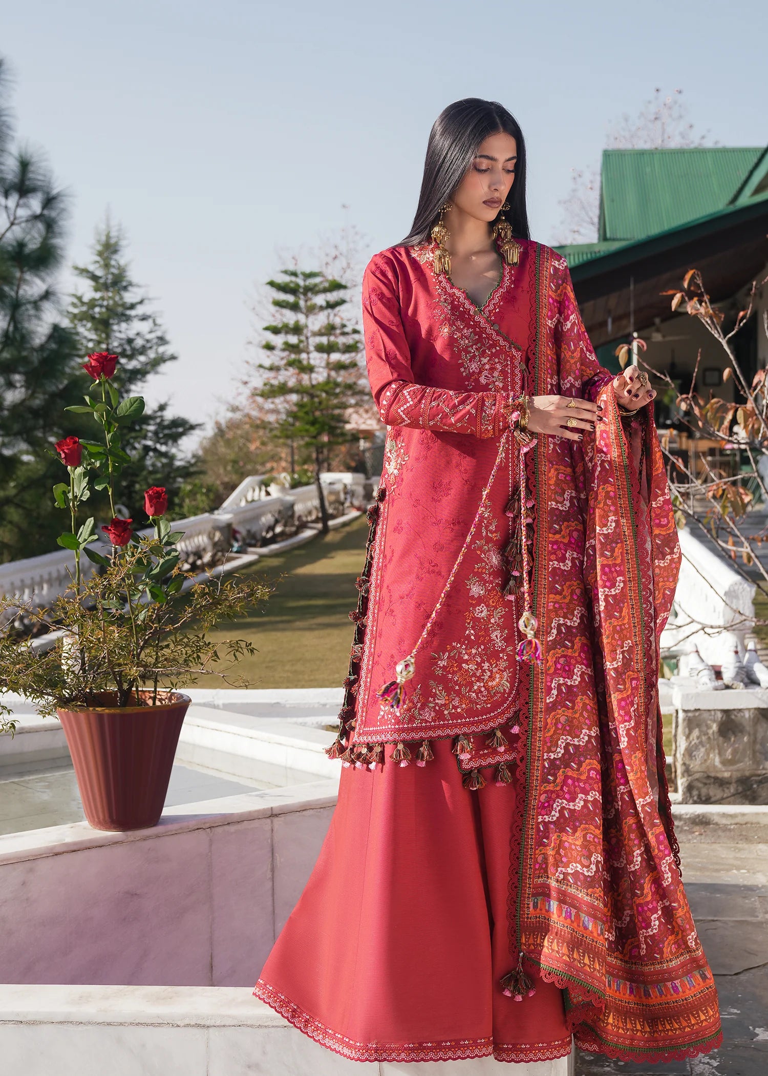 Mana | Hussain Rehar | Winter Shawl 2024