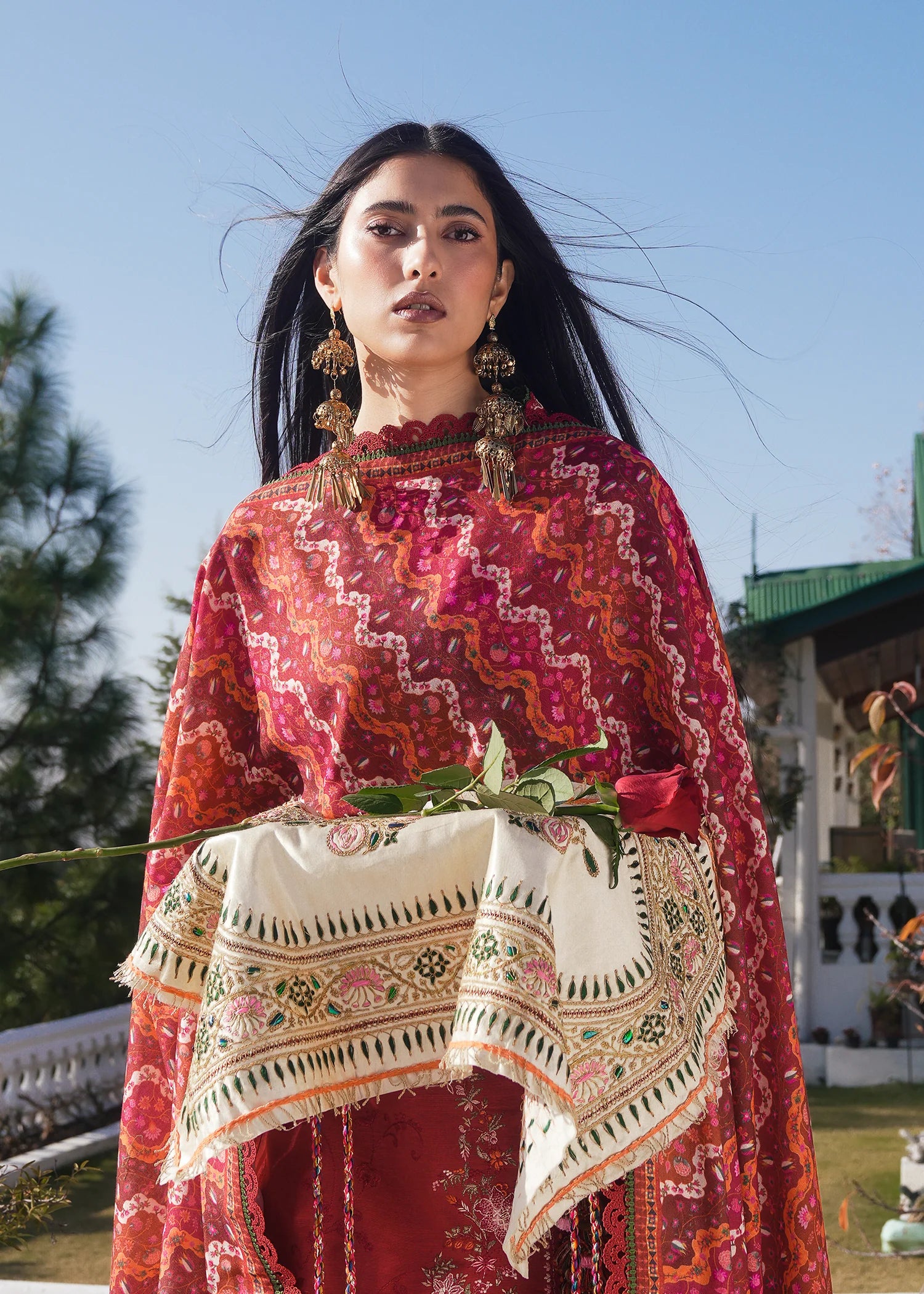 Mana | Hussain Rehar | Winter Shawl 2024