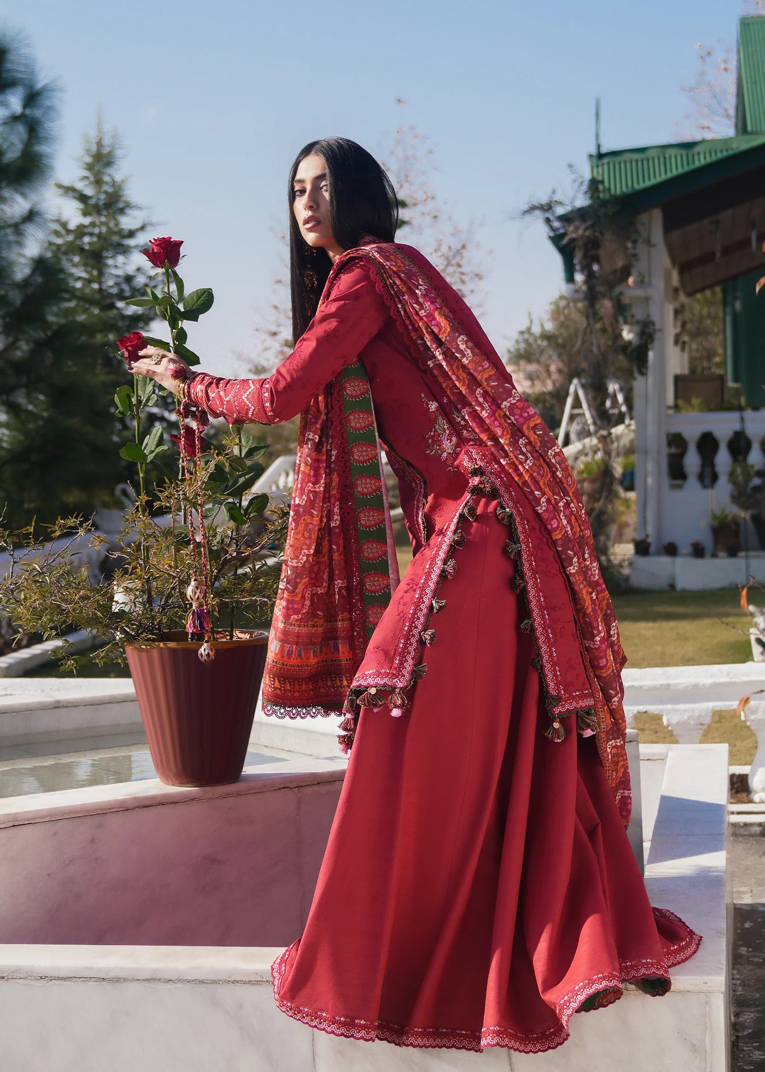 Mana | Hussain Rehar | Winter Shawl 2024
