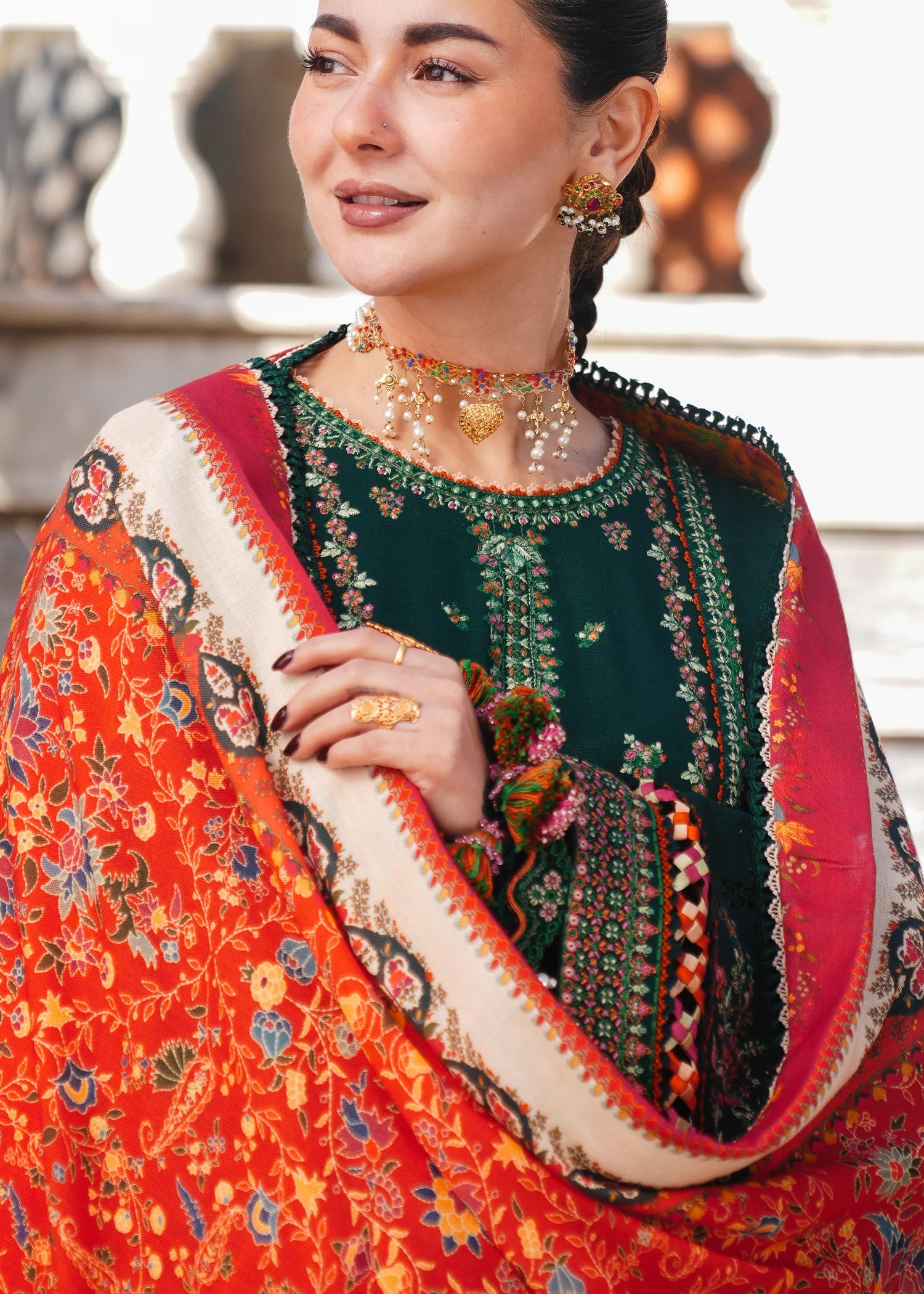 Masarrah | Hussain Rehar | Winter Shawl 2024