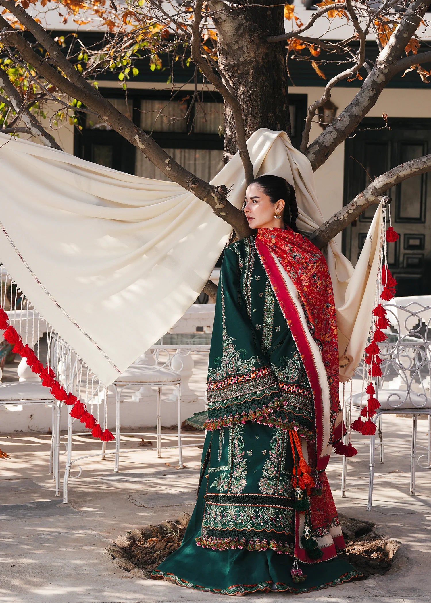 Masarrah | Hussain Rehar | Winter Shawl 2024