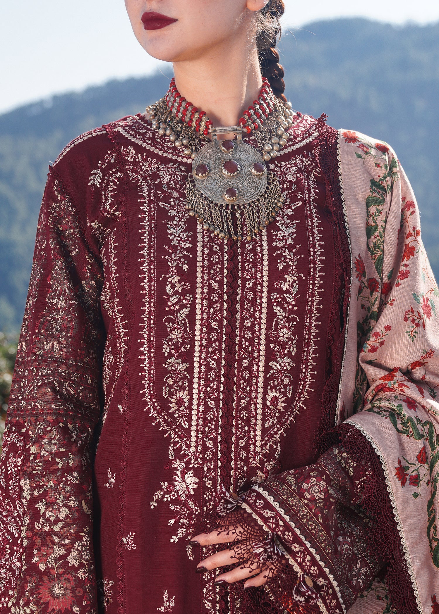 Zaran | Hussain Rehar | Winter Shawl 2024