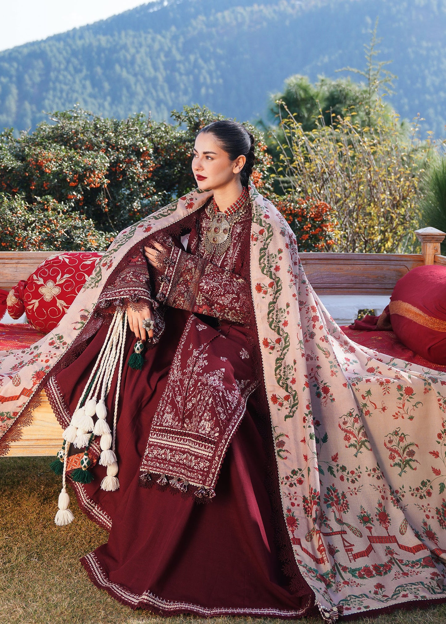 Zaran | Hussain Rehar | Winter Shawl 2024