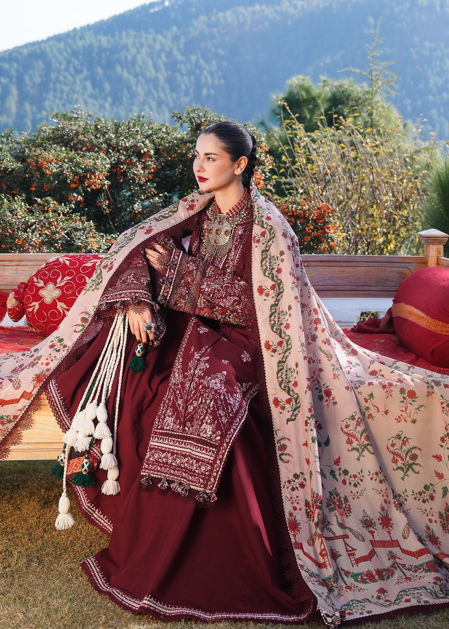 Zaran | Hussain Rehar | Winter Shawl 2024
