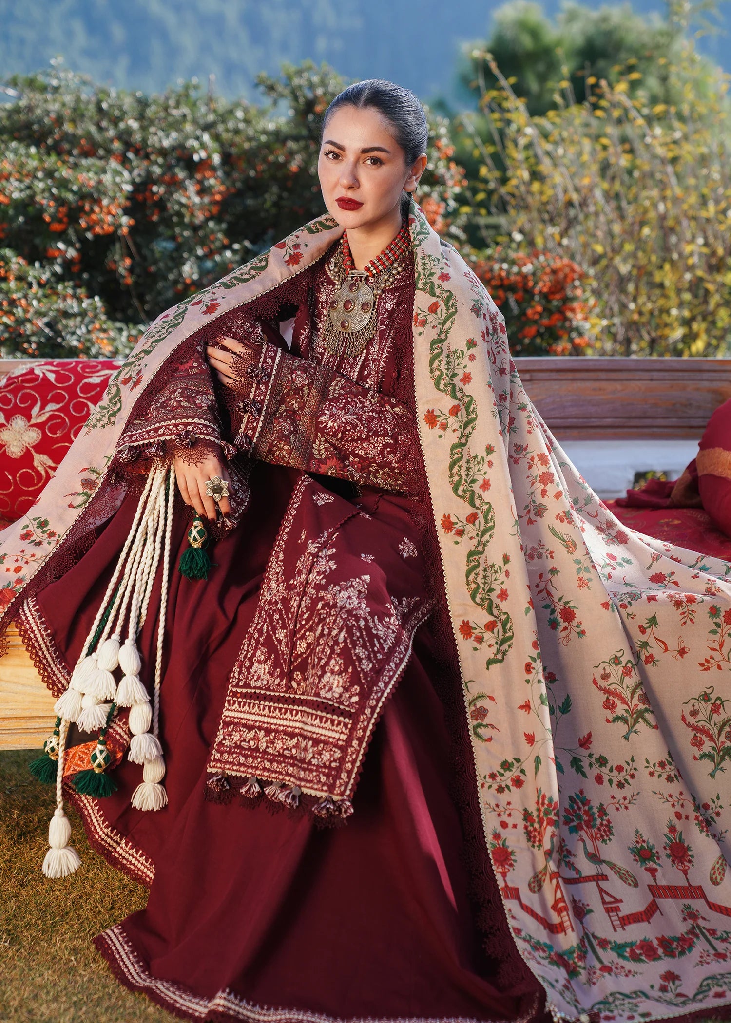 Zaran | Hussain Rehar | Winter Shawl 2024