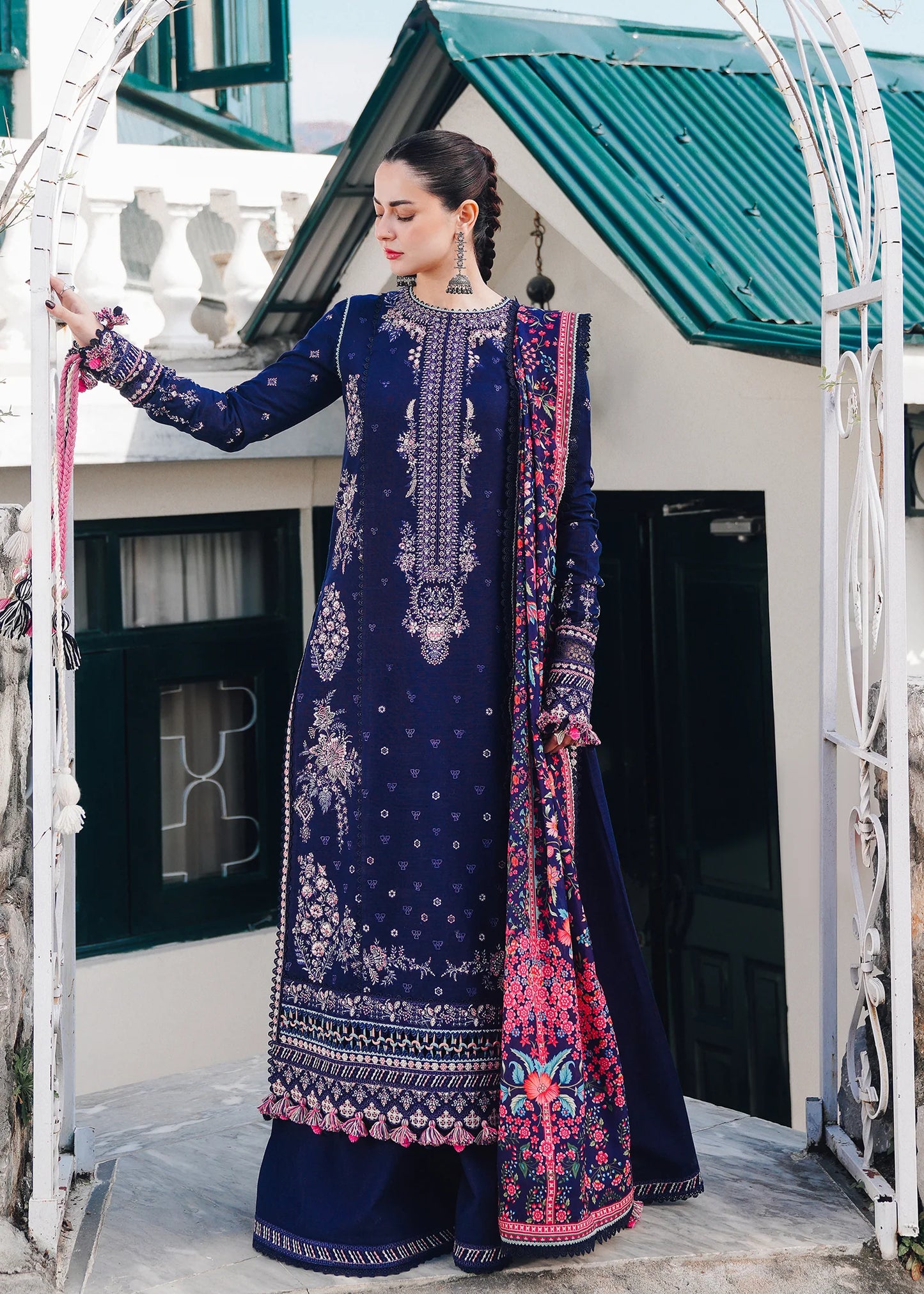 Barq | Hussain Rehar | Winter Shawl 2024