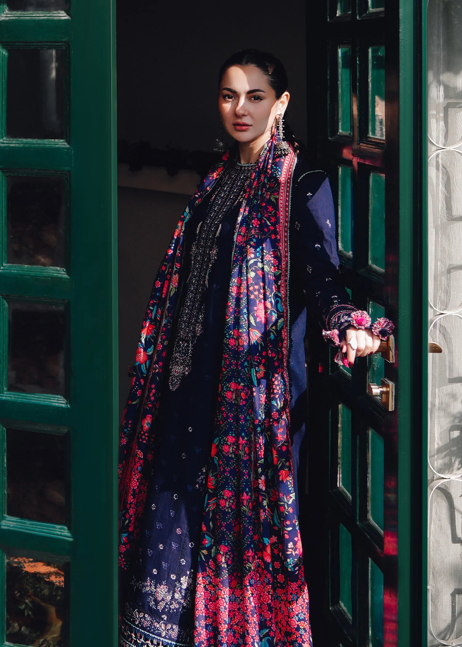 Barq | Hussain Rehar | Winter Shawl 2024
