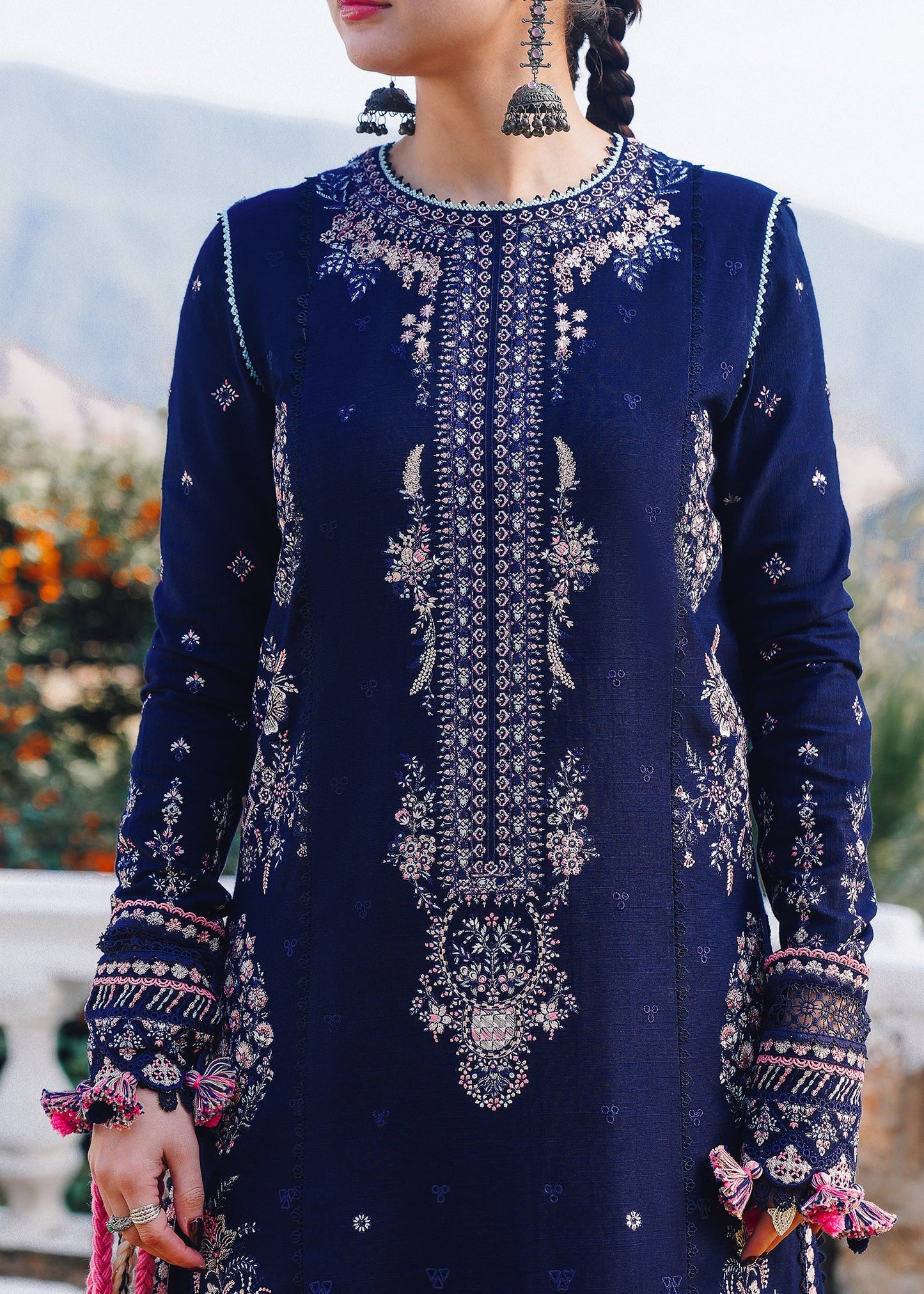 Barq | Hussain Rehar | Winter Shawl 2024