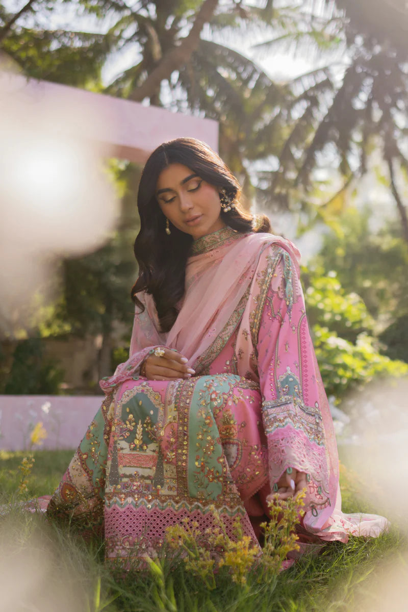 UA-07 TESSA | Qalamkar | Luxe Silk Collection 2024