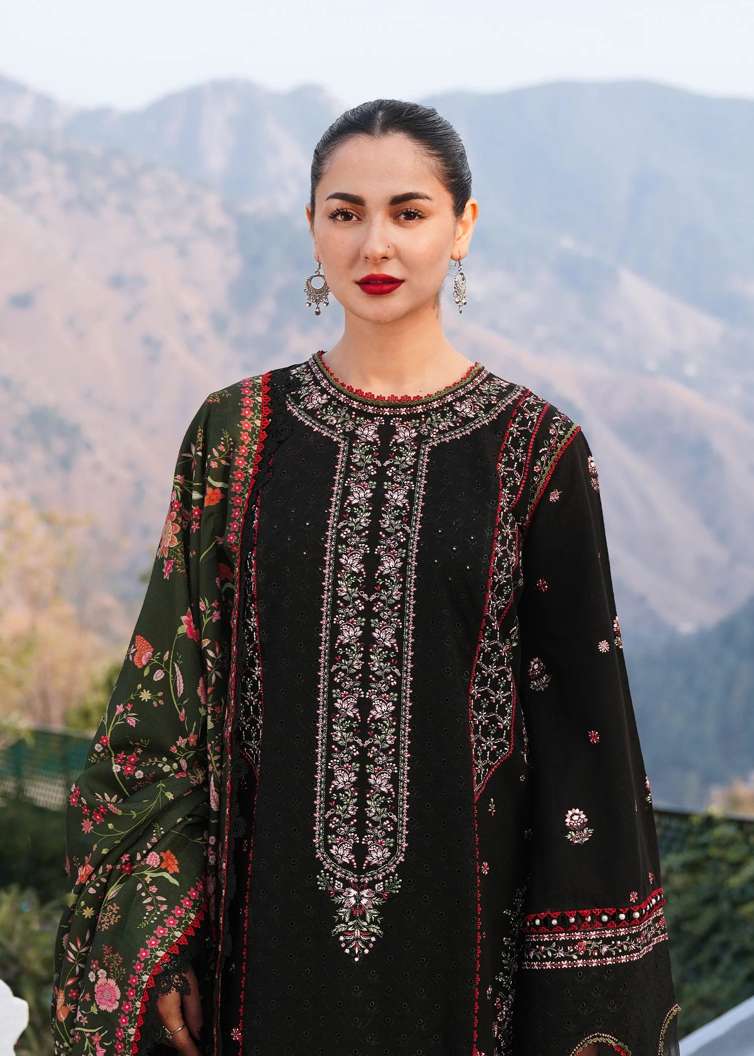 Zobia | Hussain Rehar | Winter Shawl 2024