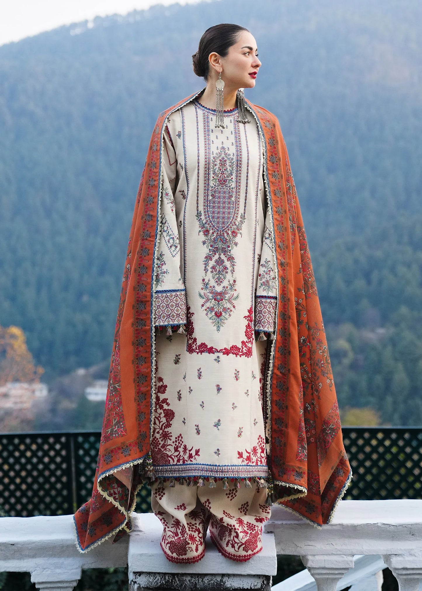 Almas | Hussain Rehar | Winter Shawl 2024