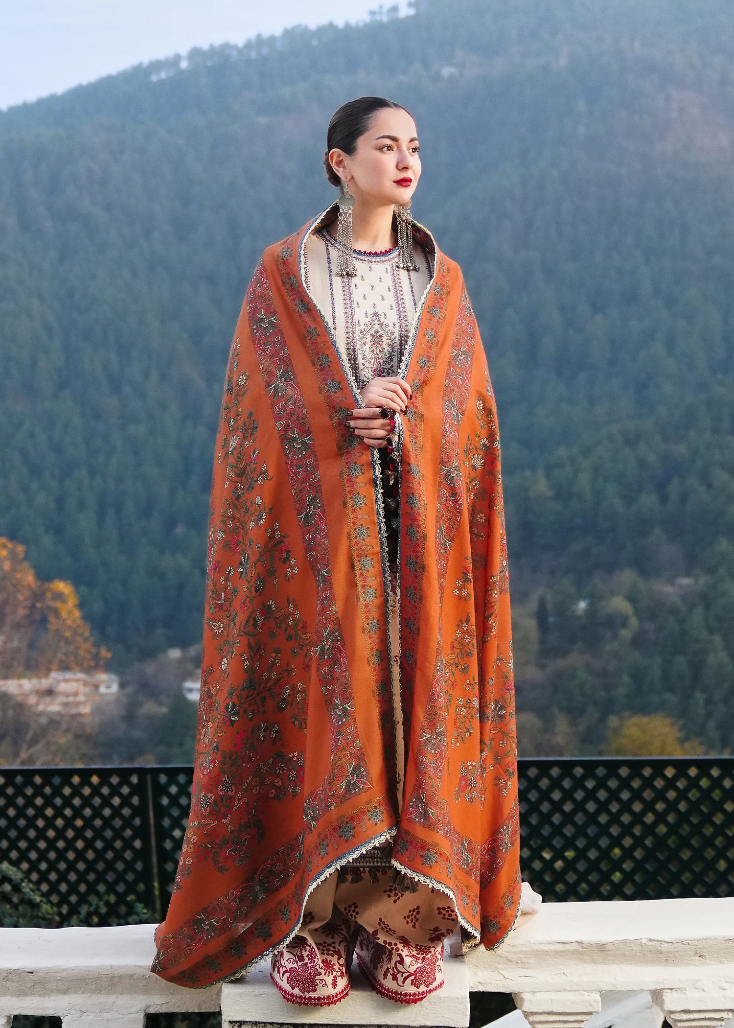 Almas | Hussain Rehar | Winter Shawl 2024