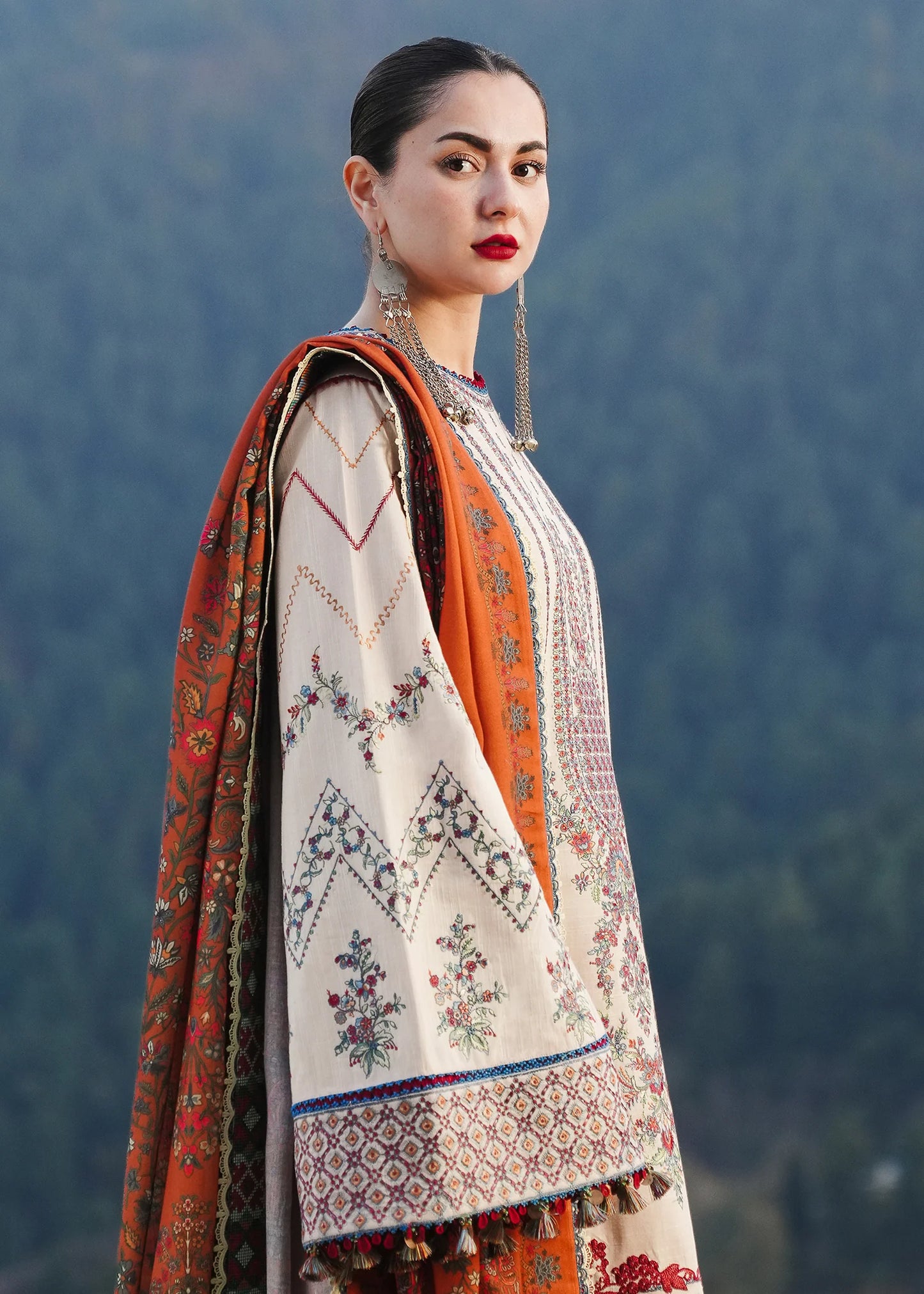Almas | Hussain Rehar | Winter Shawl 2024