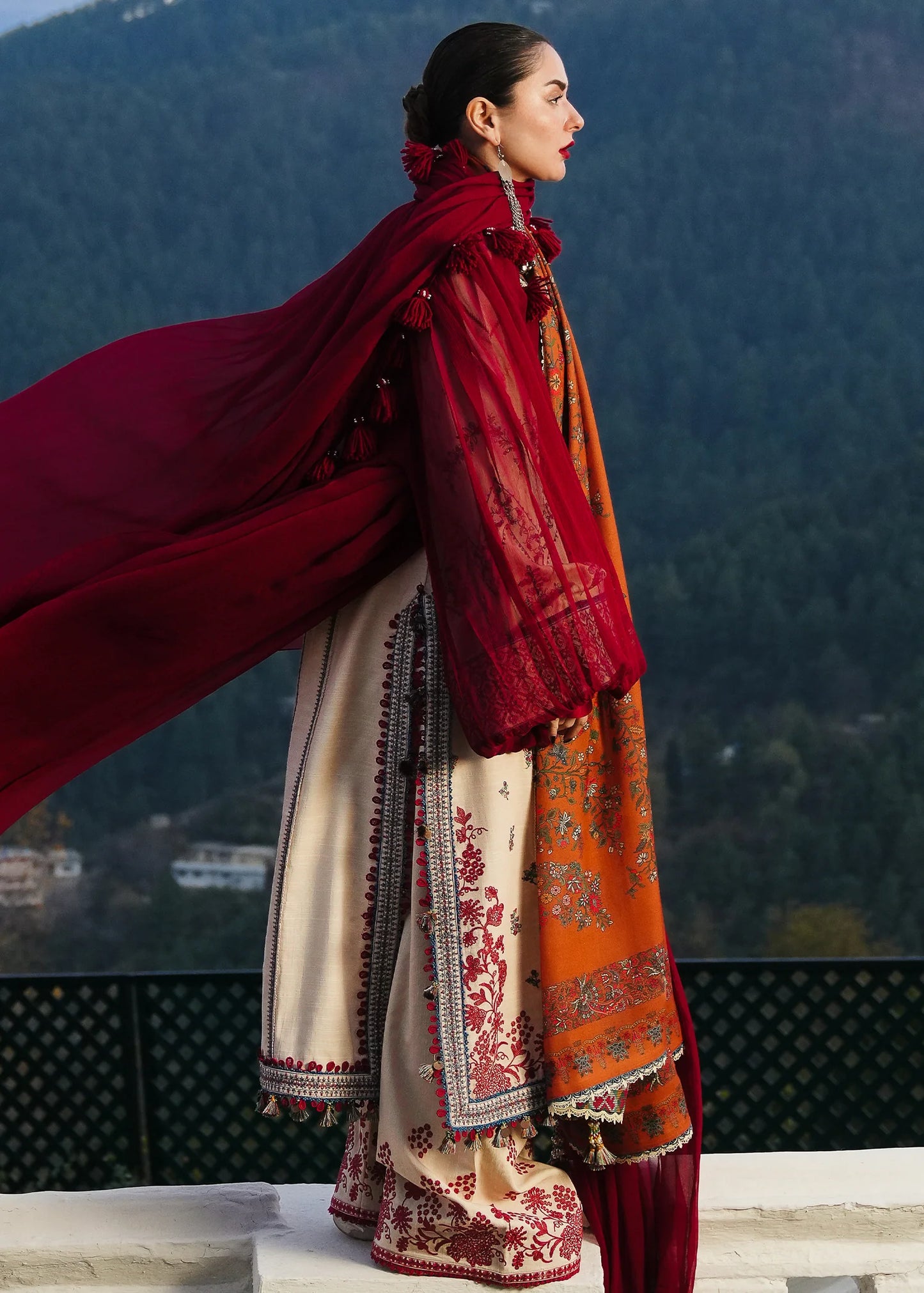 Almas | Hussain Rehar | Winter Shawl 2024