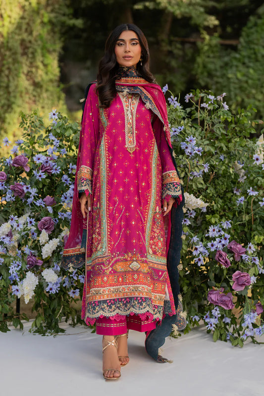 UA-01 ELIA | Qalamkar | Luxe Silk Collection 2024