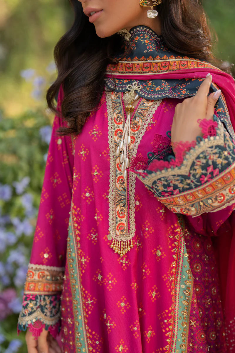 UA-01 ELIA | Qalamkar | Luxe Silk Collection 2024