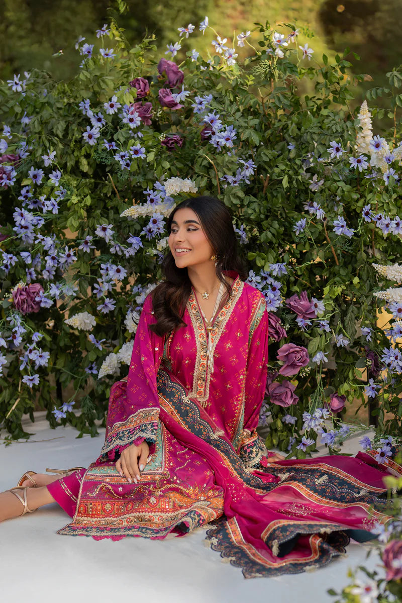 UA-01 ELIA | Qalamkar | Luxe Silk Collection 2024