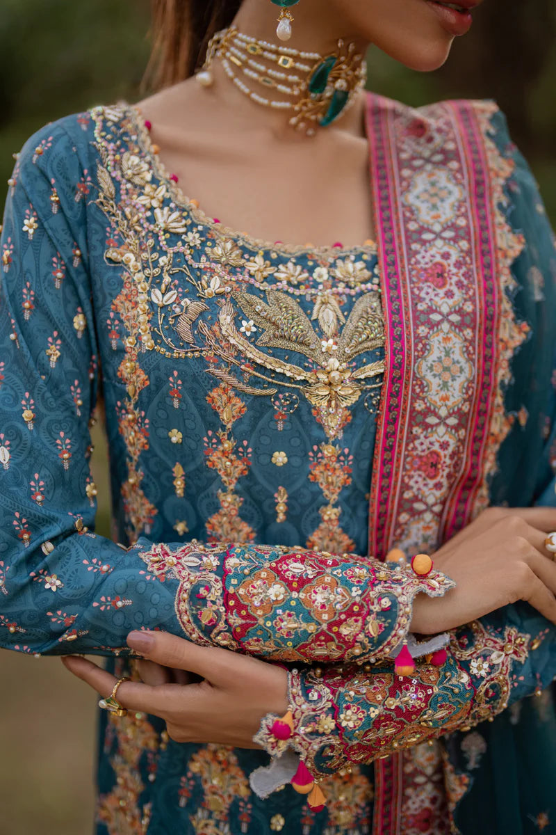 UA-09 TINA | Qalamkar | Luxe Silk Collection 2024