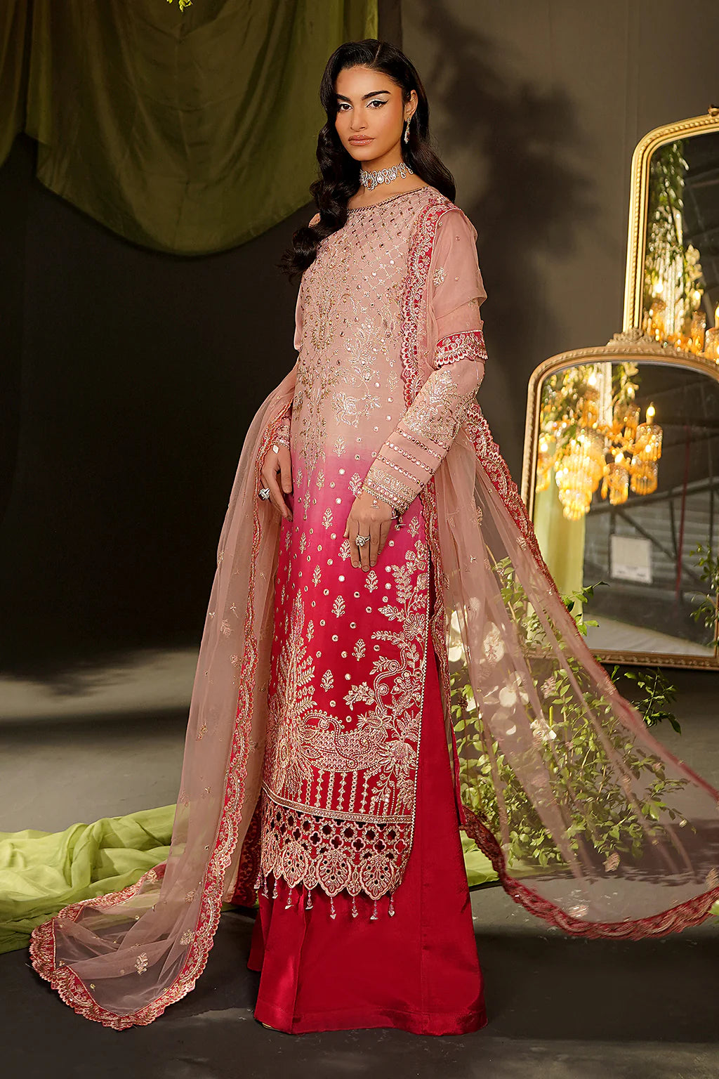 Sahiba-BR-04 | Maryam’s | Bekhudi Chiffon collection 2025