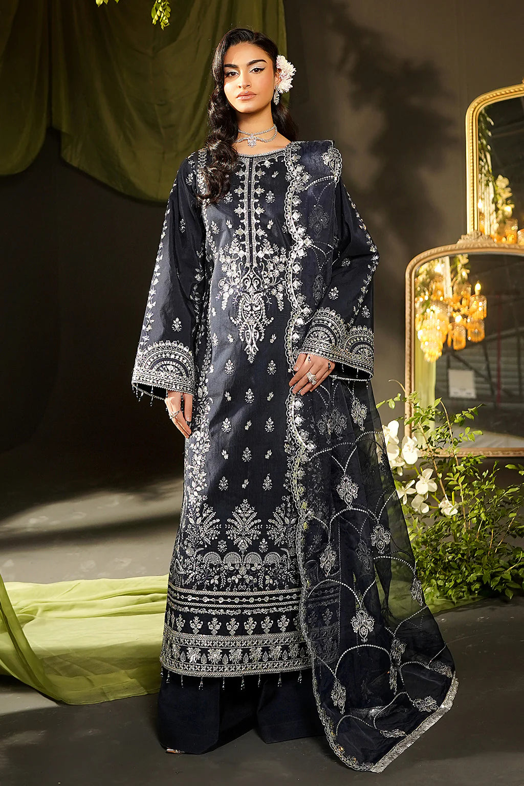 Flamingo-BR-07 | Maryam’s | Bekhudi Chiffon collection 2025