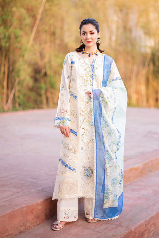 Eva | Manara | Unstitched Luxury Lawn 2023