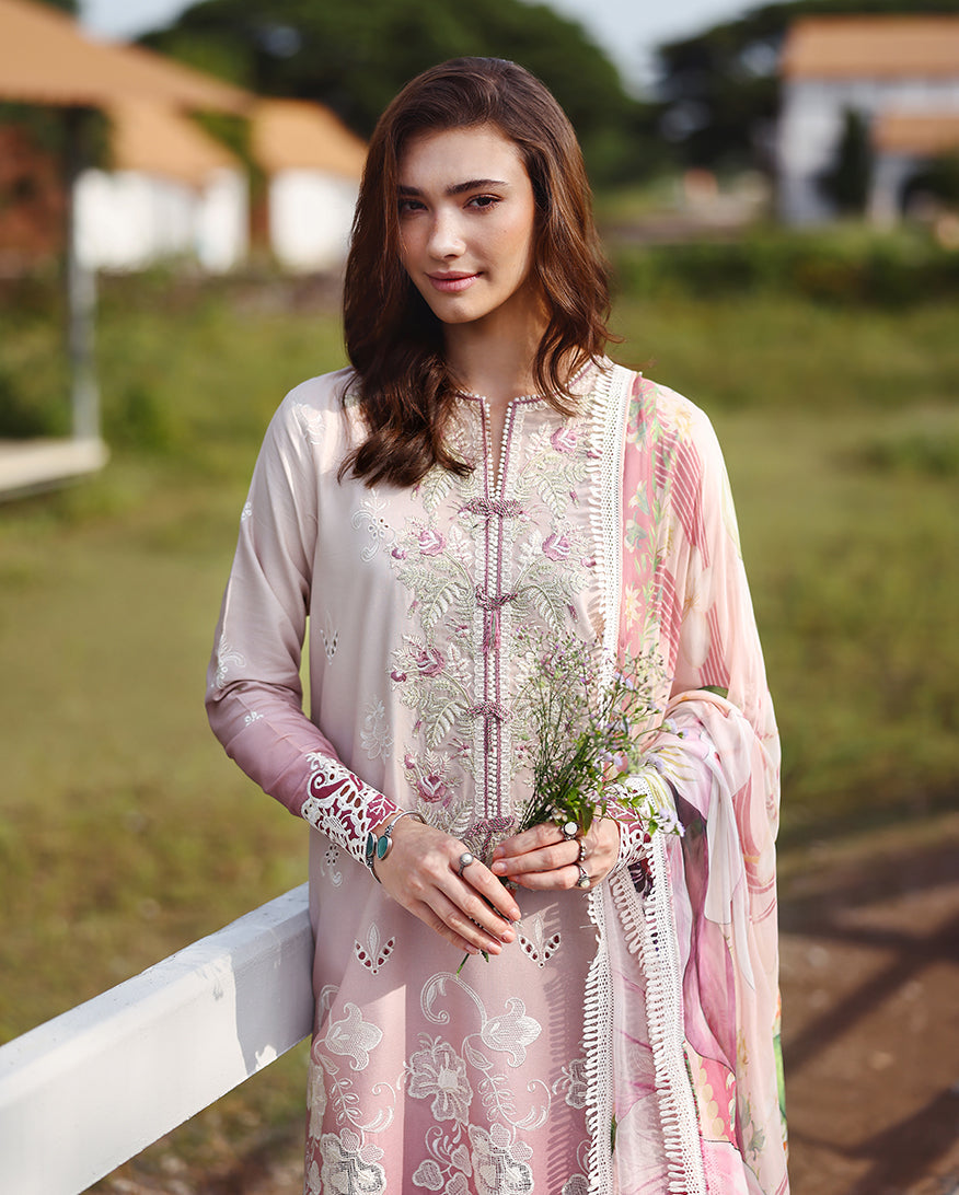 Dew Drift | Mushq | Solace Ombre Chikankari Collection 2026