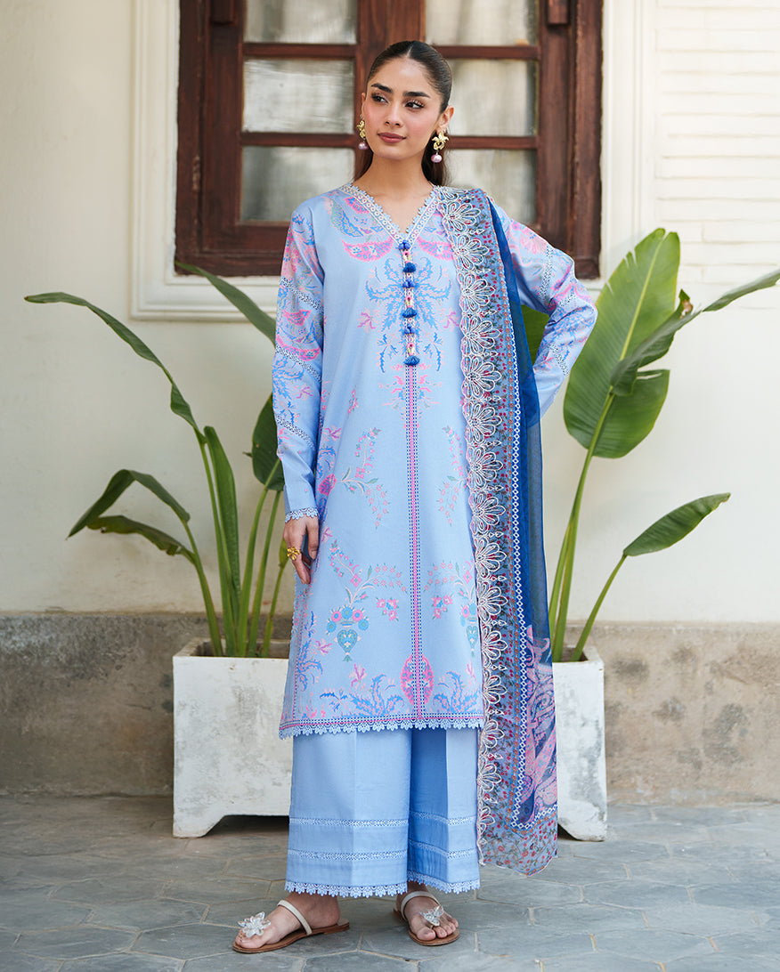 Dewlight Bloom | Roheenaz | Whispered Florals Lawn Unstitched Collection 2026