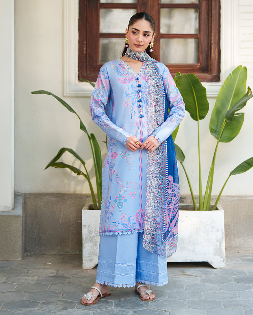Dewlight Bloom | Roheenaz | Whispered Florals Lawn Unstitched Collection 2026