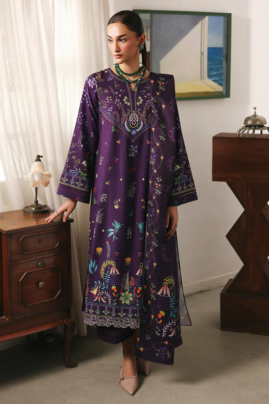 QW - 05A - Elian | Qalamkar  | Qprints Winter Collection 2025