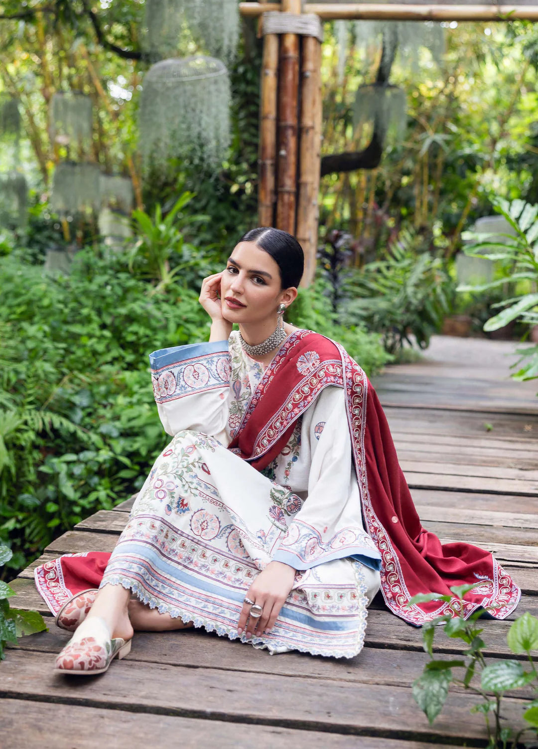 COPPER BLAZE | Mushq | Symphony Hemline Karandi Winter Collection 2025