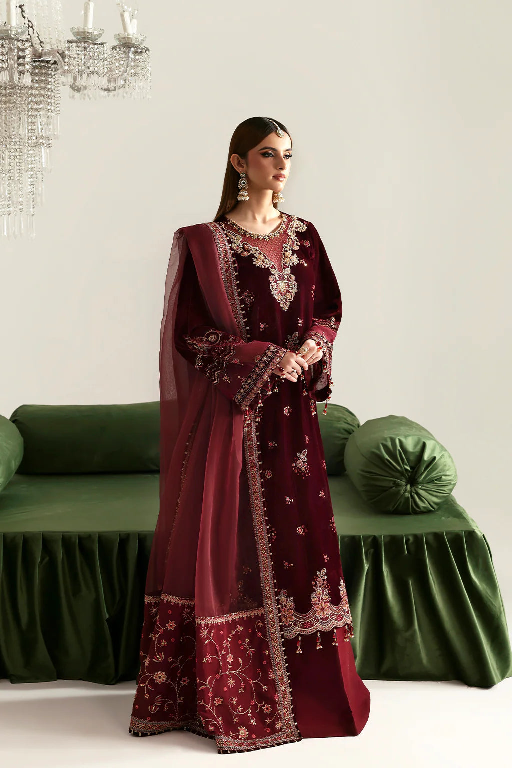 NADIRA | EMAAN ADEEL ZARPOSH VELVET COLLECTION 2025