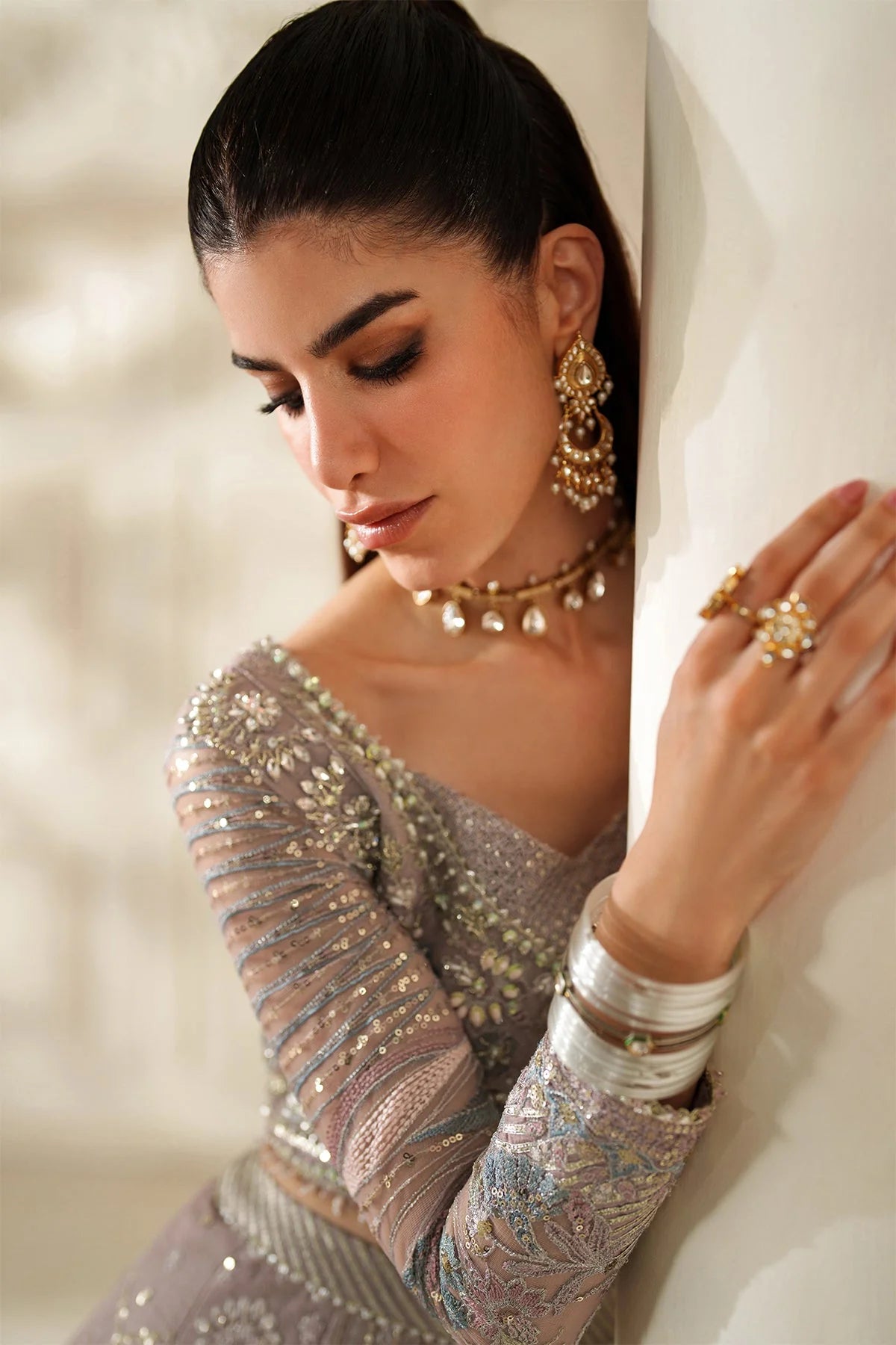 CH14-04 | Baroque Chantelle Unstitched Collection 2025