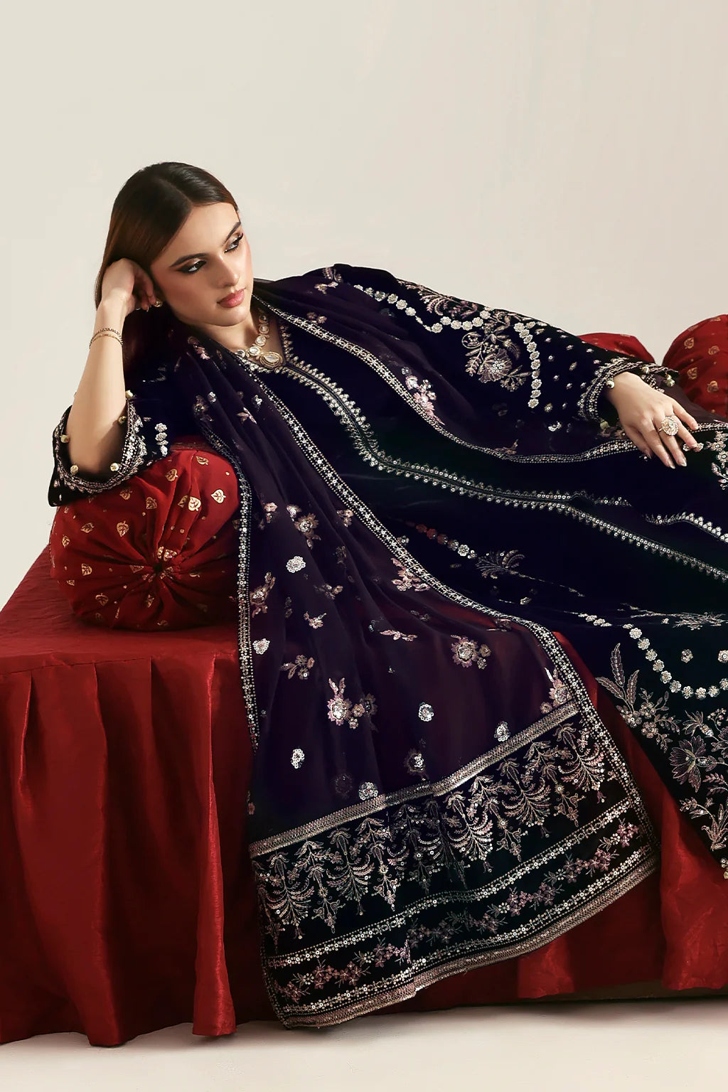 DILNAR | EMAAN ADEEL ZARPOSH VELVET COLLECTION 2025
