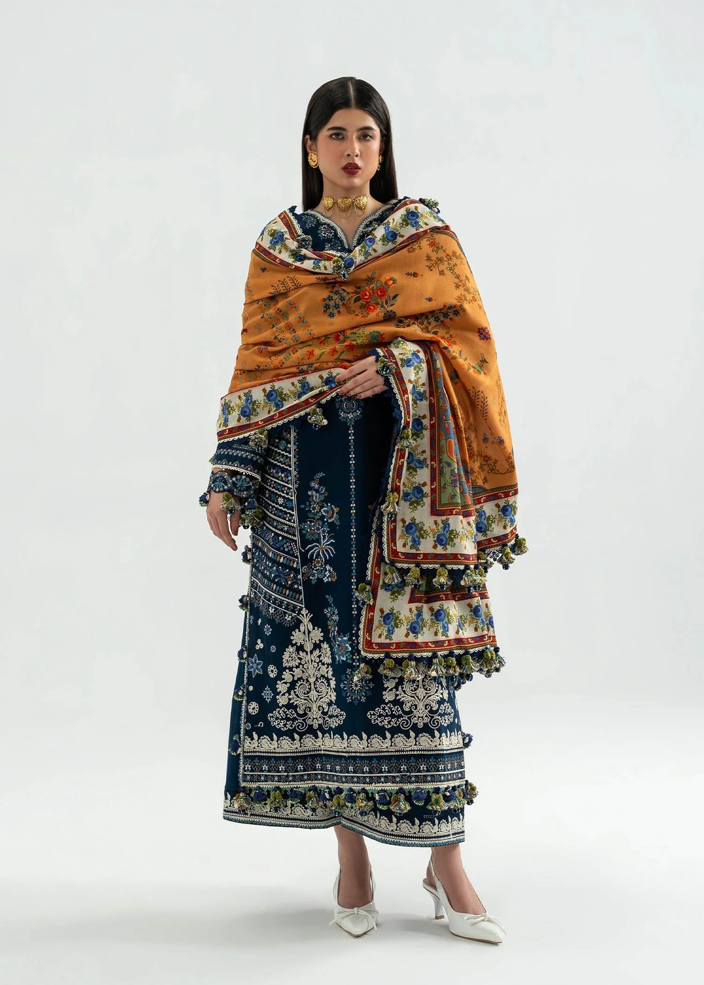 Chashm - e- Bahr | Hussain Rehar Khaddar Winter Collection 2025