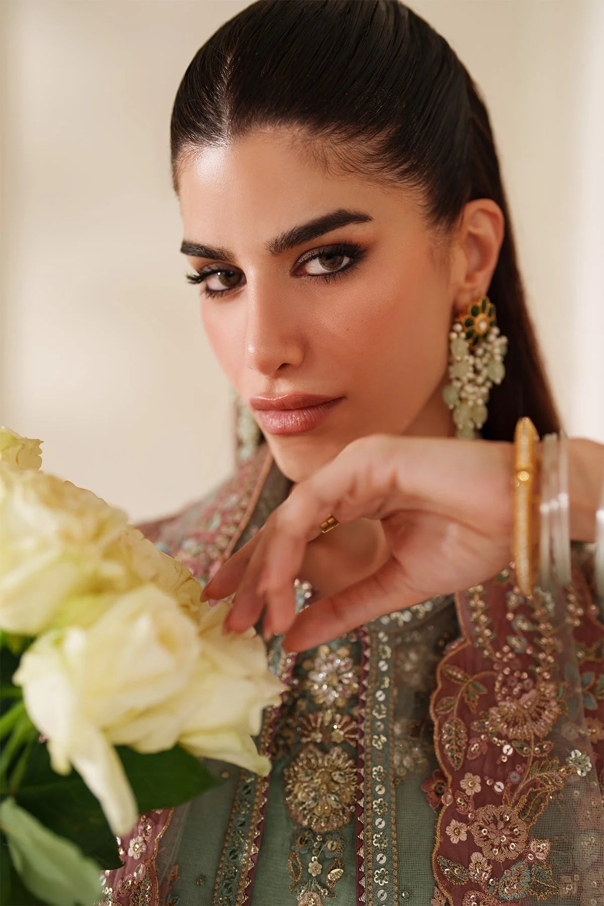 CH14-06 | Baroque Chantelle Unstitched Collection 2025