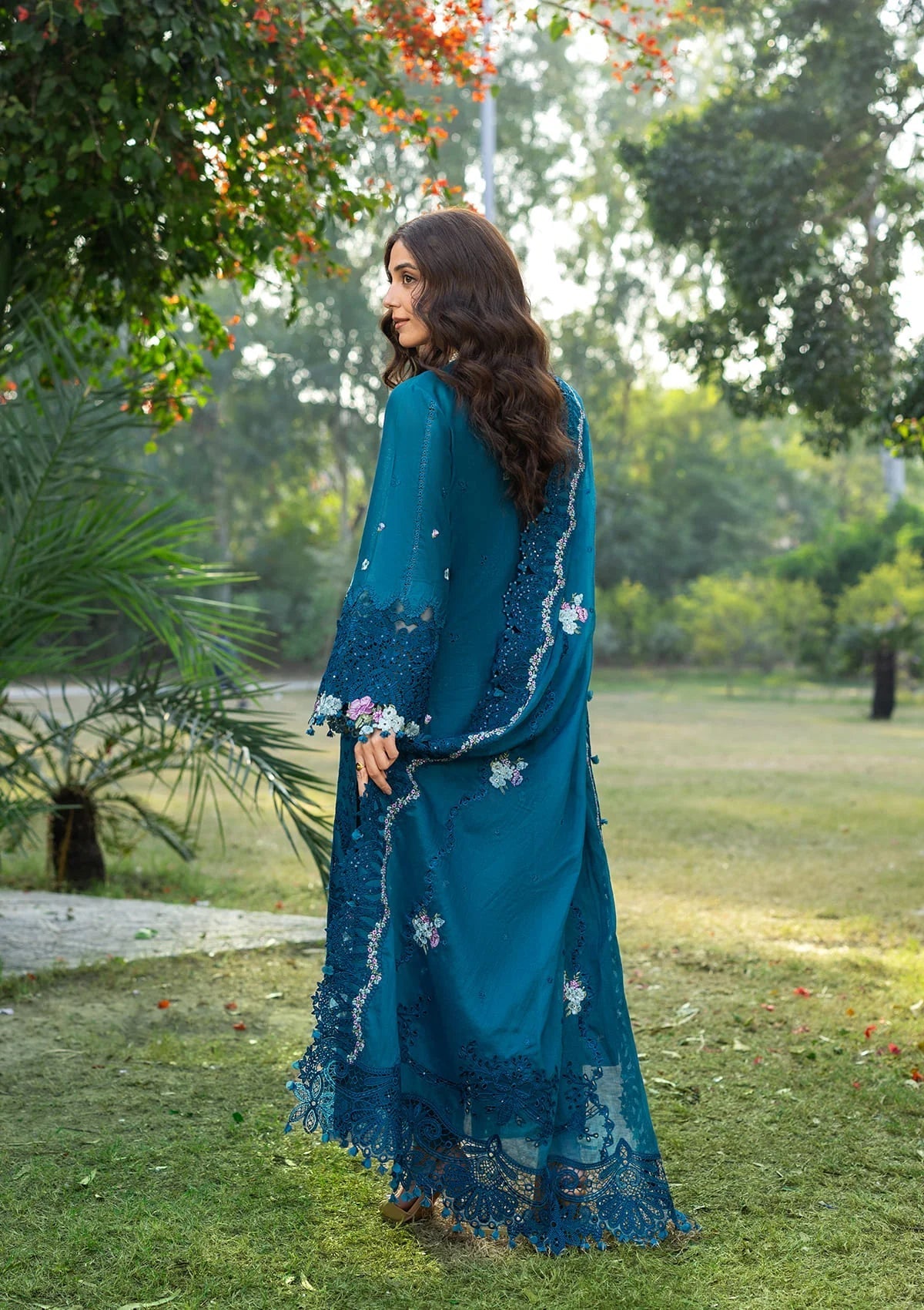 ELY-06 SAPPHIRE | Elaf Premium | Luxury Lawn Collection Unstitched 2026