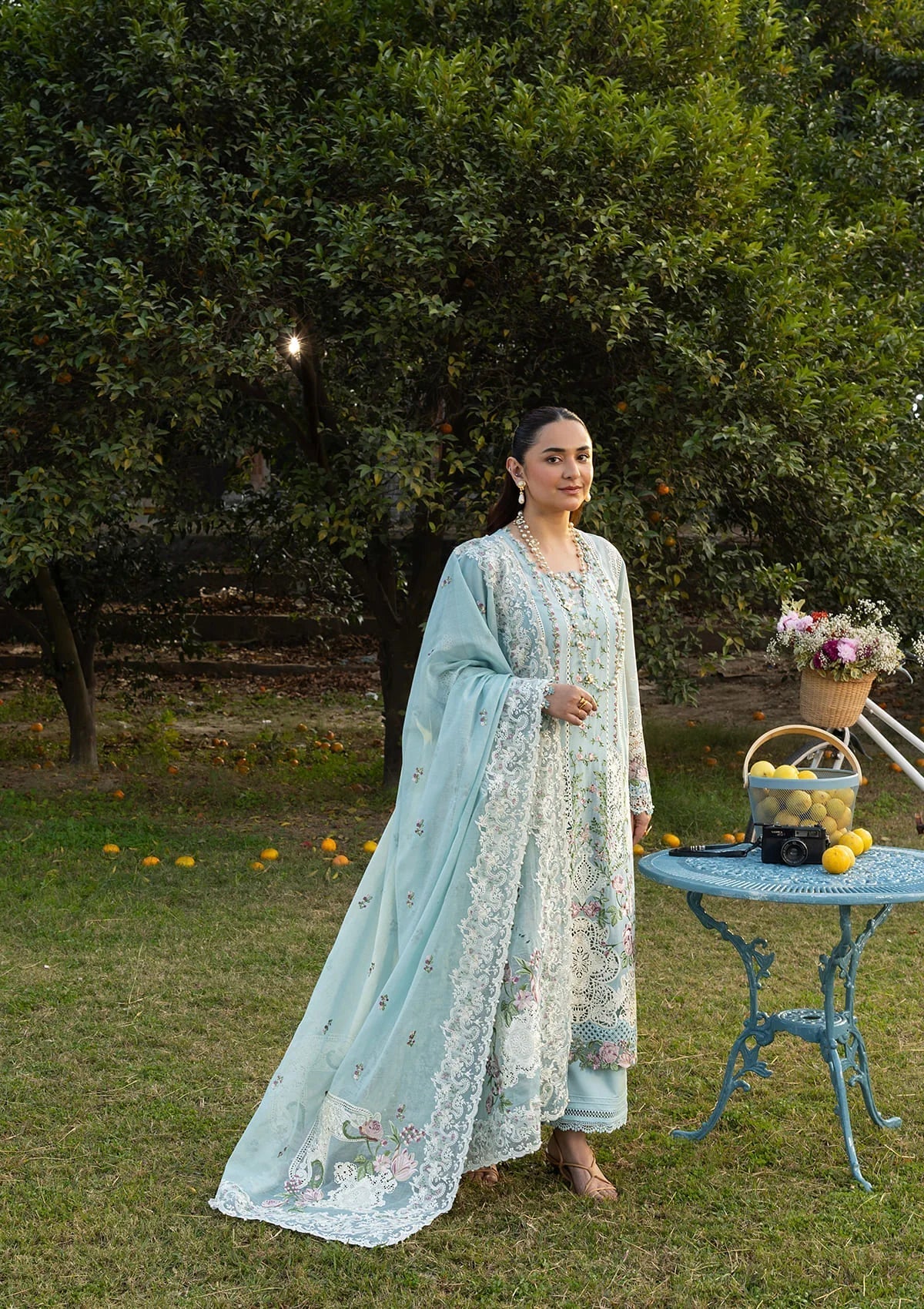 ELY-07 MORNIG DRIZZLE | Elaf Premium | Luxury Lawn Collection Unstitched 2026