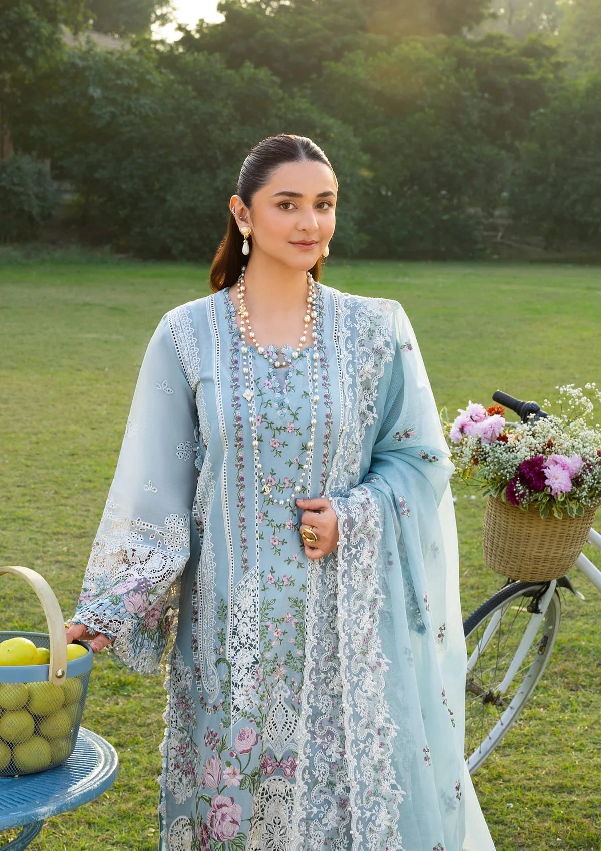 ELY-07 MORNIG DRIZZLE | Elaf Premium | Luxury Lawn Collection Unstitched 2026