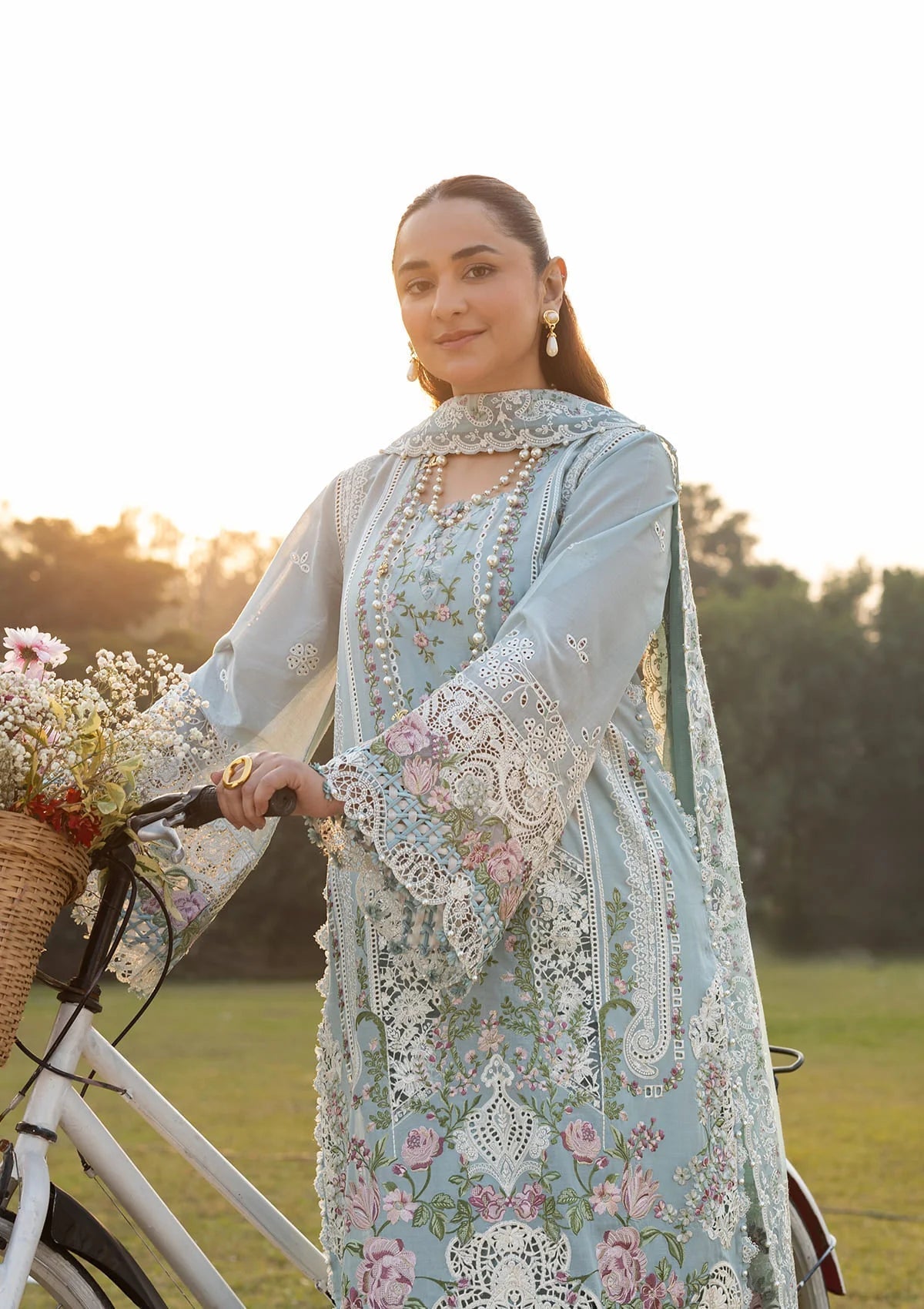 ELY-07 MORNIG DRIZZLE | Elaf Premium | Luxury Lawn Collection Unstitched 2026